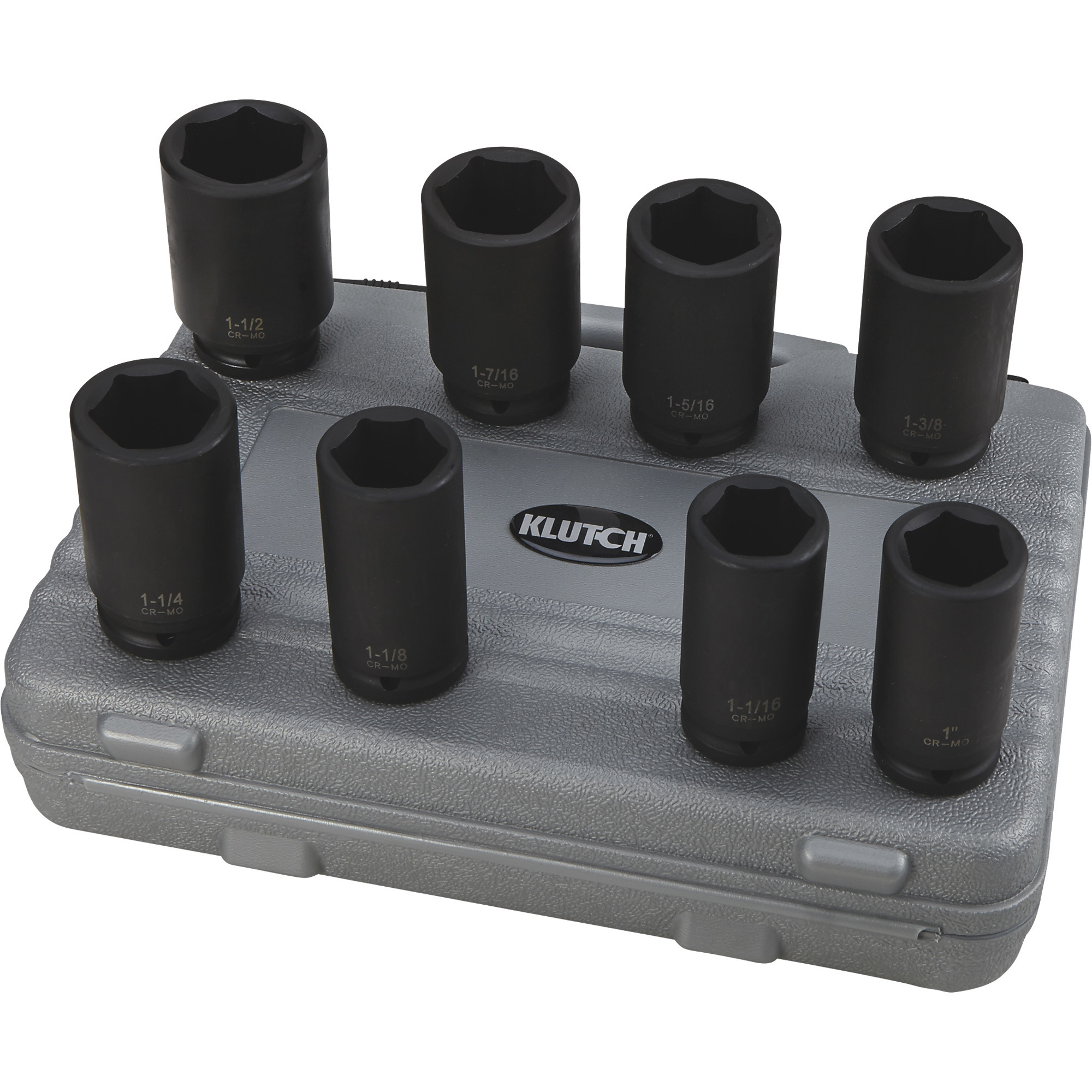 Klutch Impact Socket Set Pcs In Drive Sae Deep Northern Tool