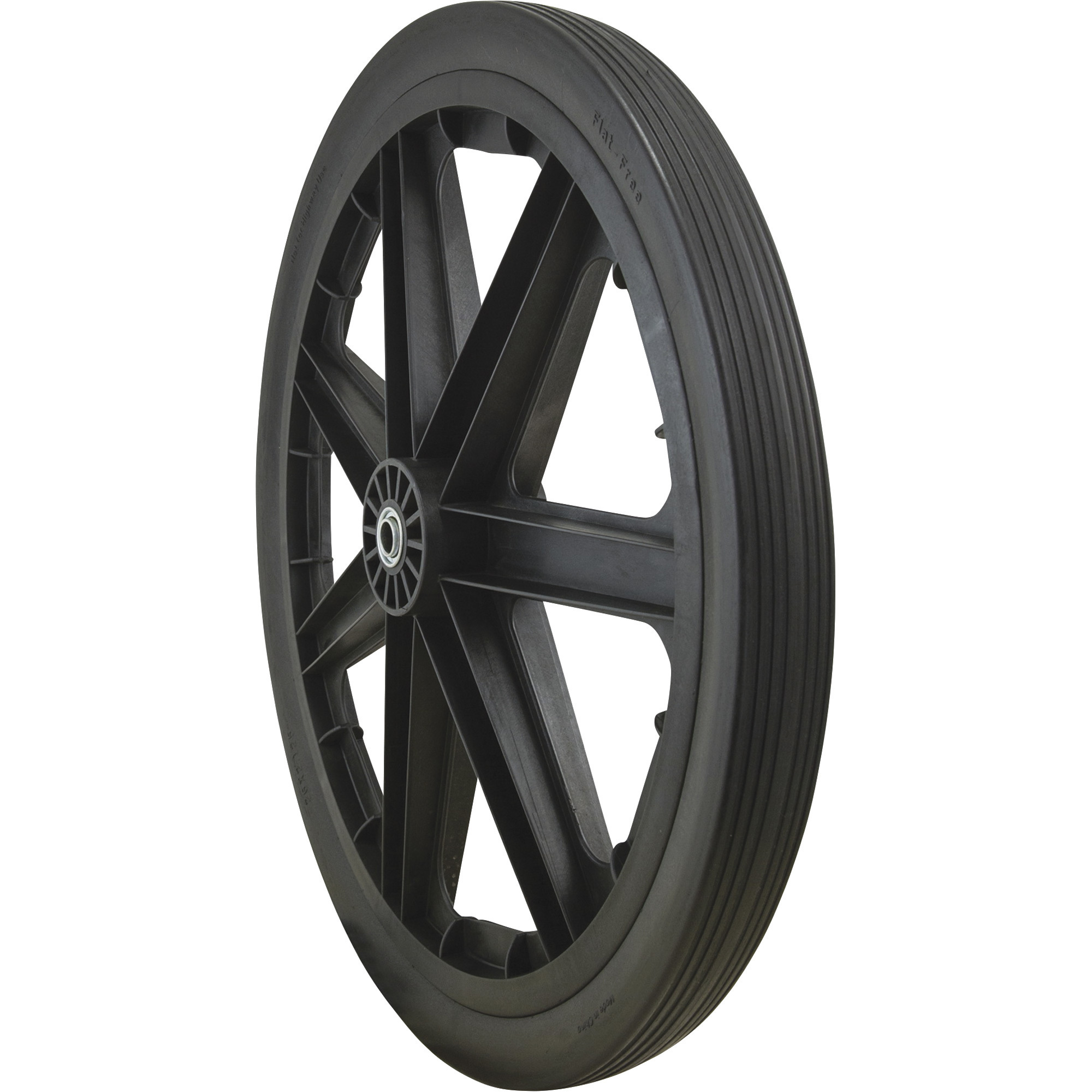 Marathon Tires Flat Free Tire On Plastic Spoke Rim 3 4in Bore 26 X 2