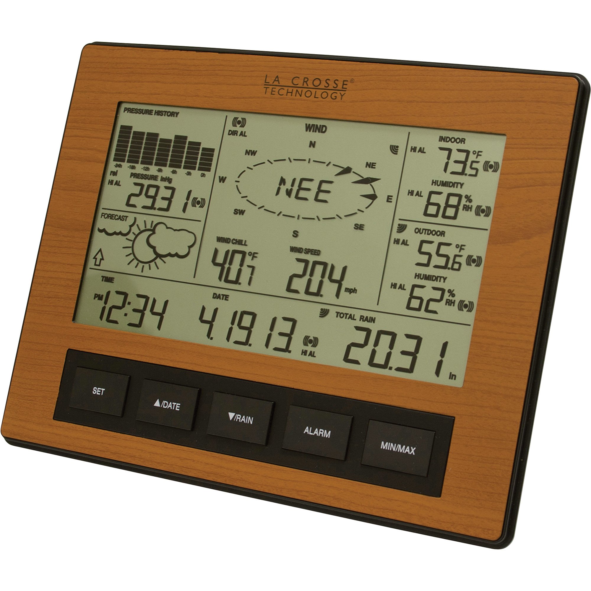 LaCrosse Wireless Indoor Outdoor Weather Station Model WS 2816CH IT