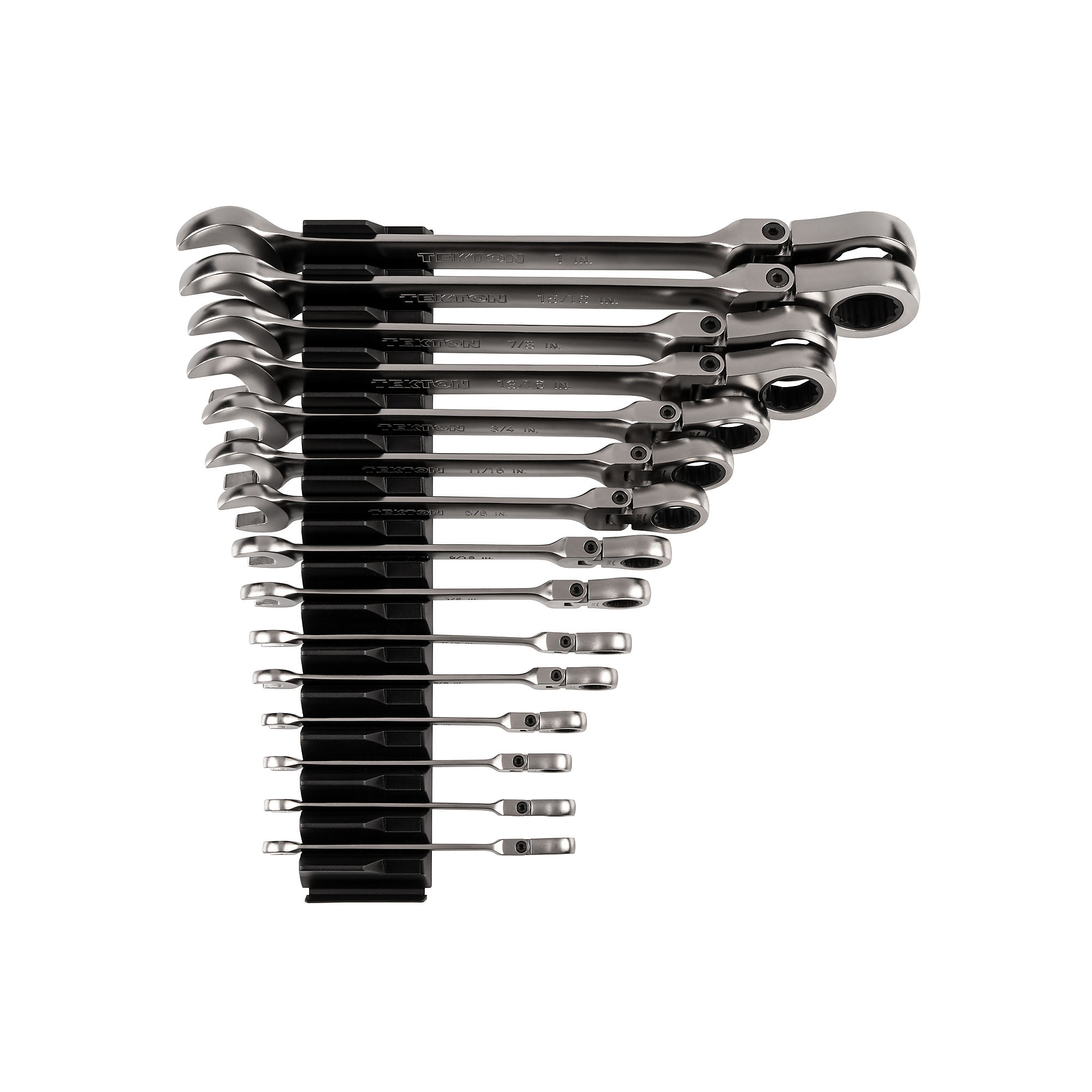 Tekton 15pc Flex Ratcheting Comb Wrench Set W Mod Org Model