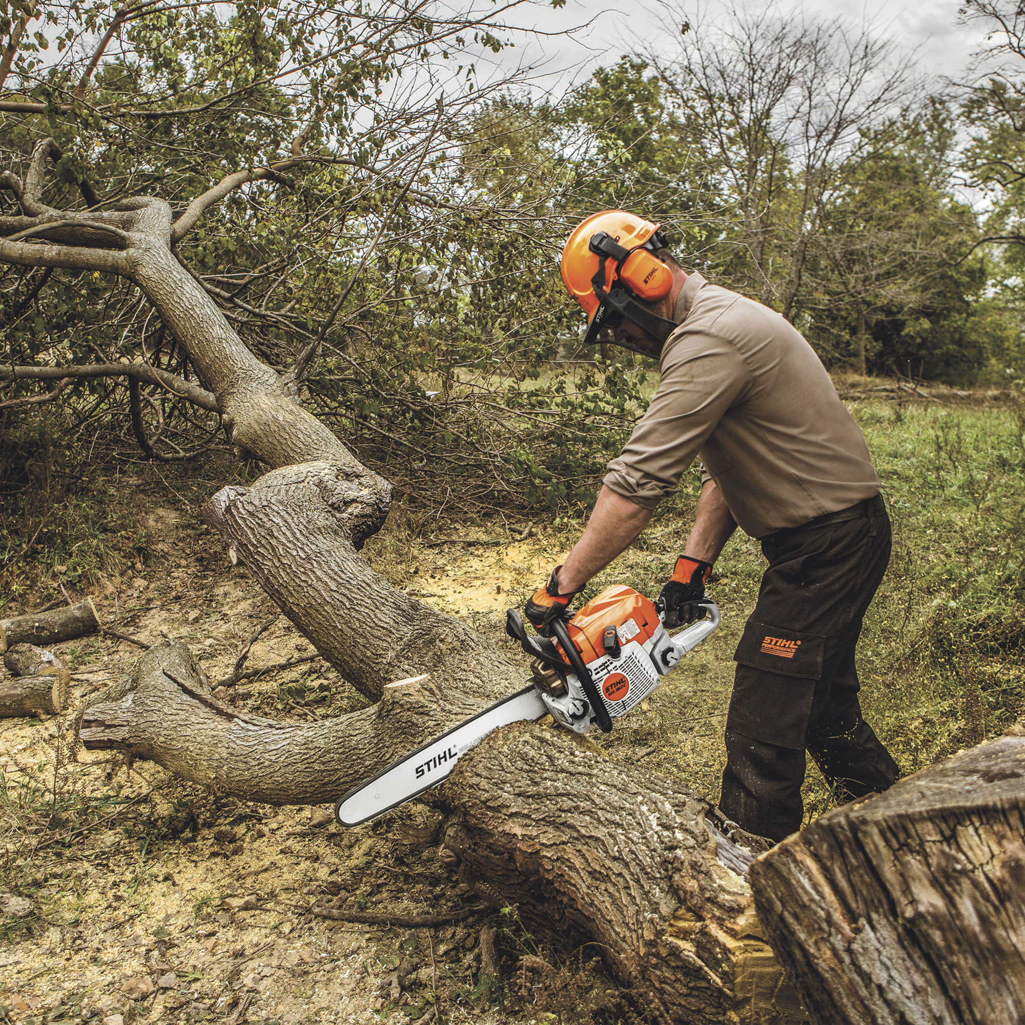 Stihl Gas Powered Chainsaw 20in Bar 59cc 3 8in Chain Pitch Model