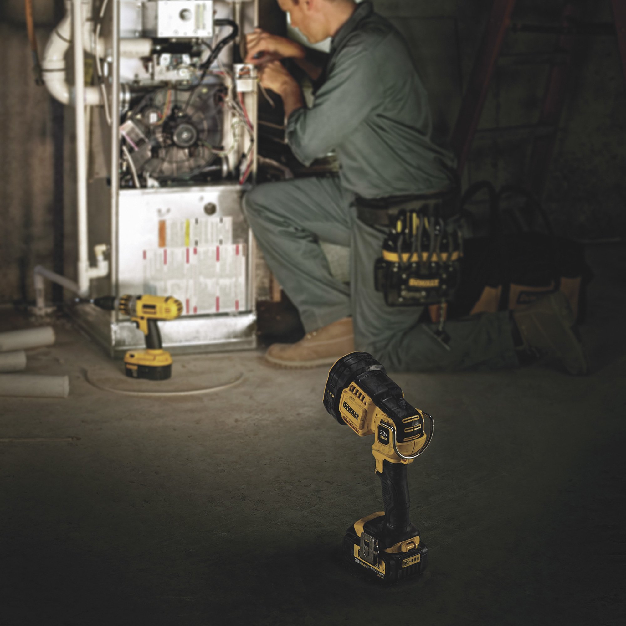 Dewalt Led Handheld Work Light Volt Max Lumens Tool Only