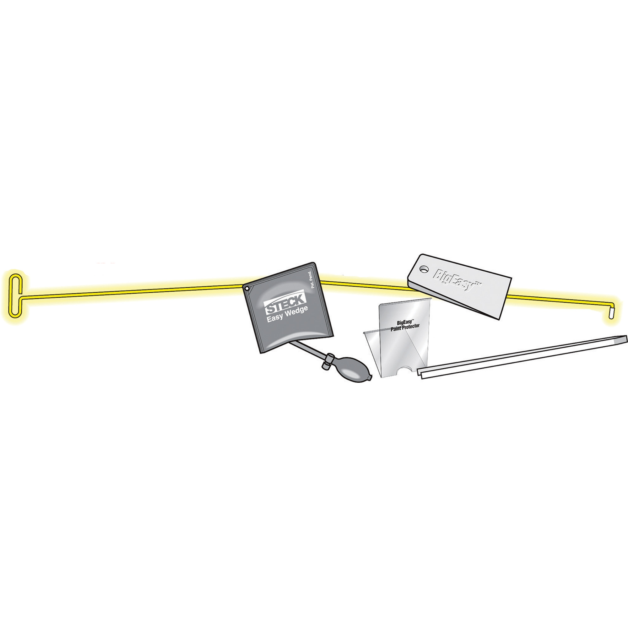 Steck Big Easy Lockout Tool Kit With Wedge, Model# 32955