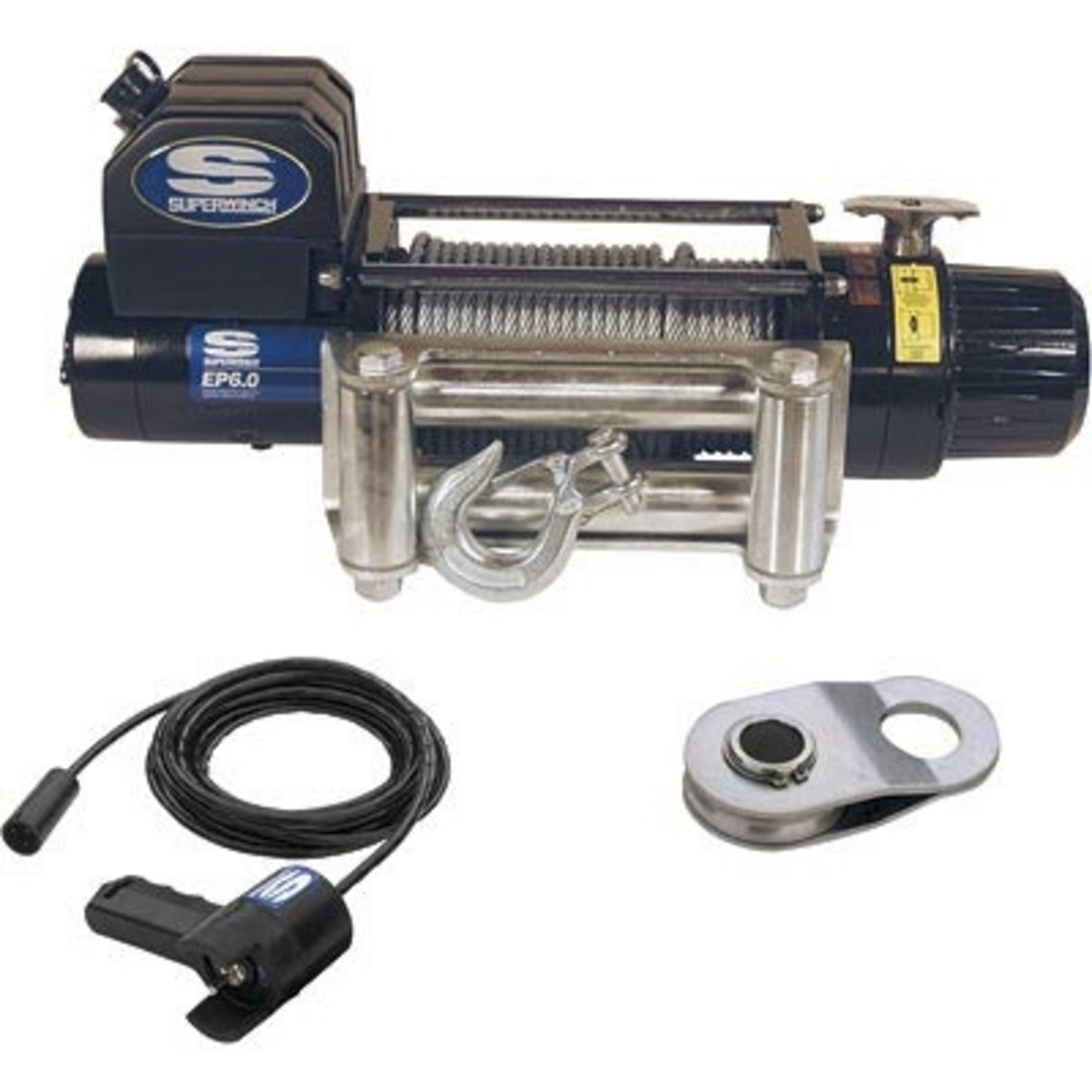 Superwinch 12V DC Electric Winch — 9000-Lb. Capacity, Model# EP9