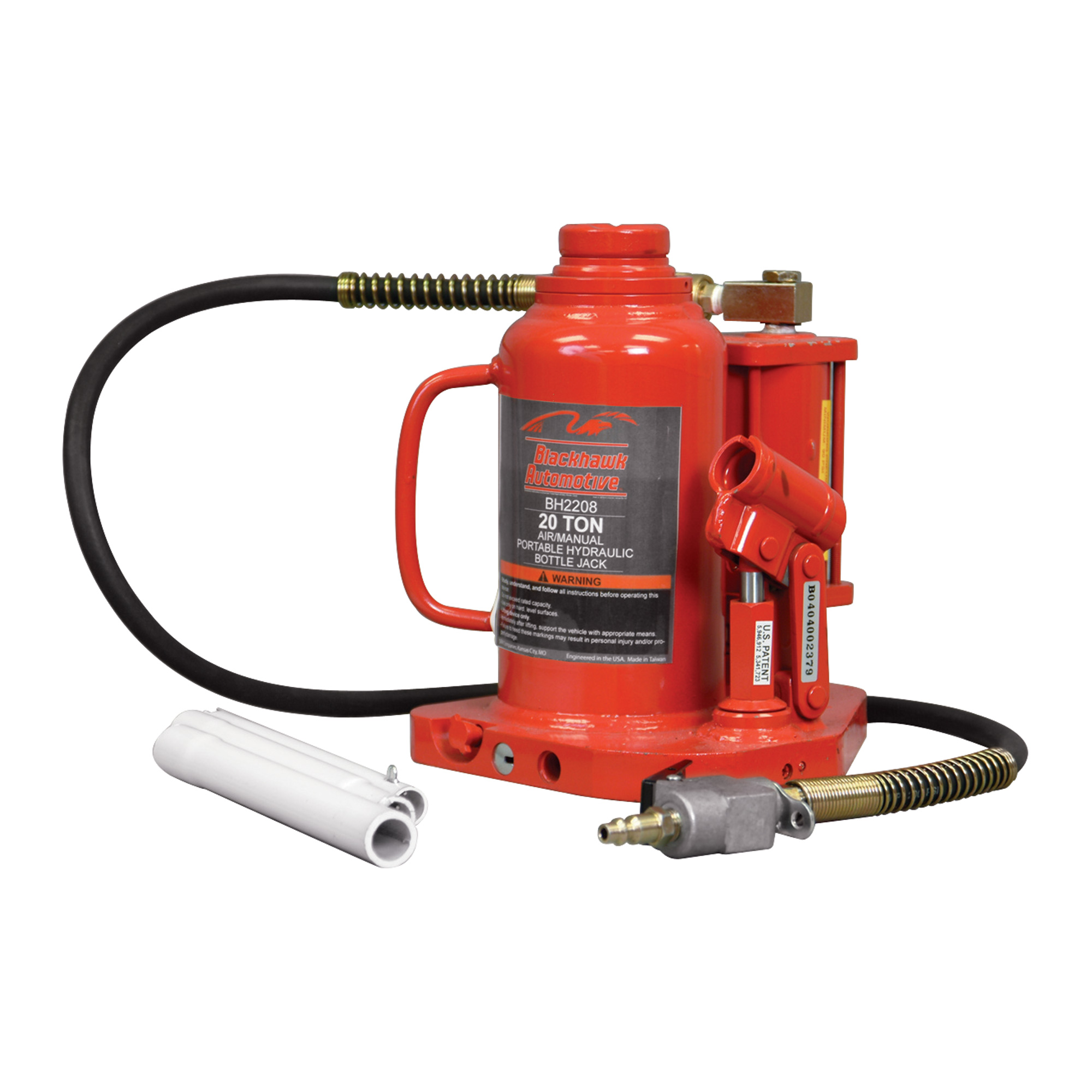Blackhawk Automotive Air/Manual Hydraulic Jack — 20 Tons, Model