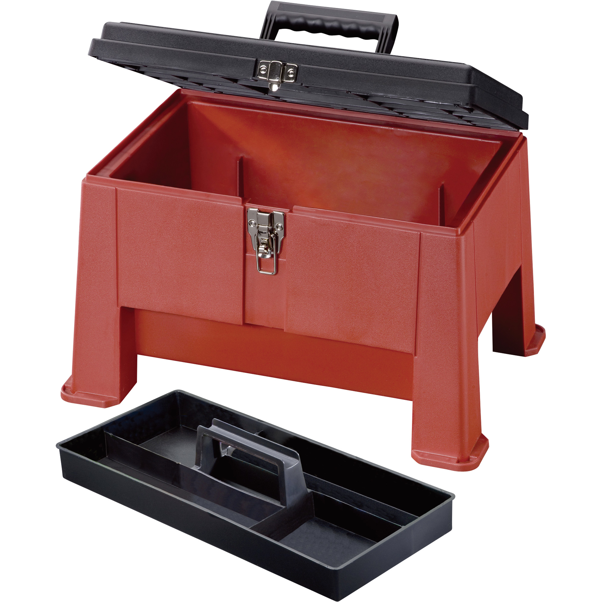 Stack-On Step N Stor Industrial Step Stool/Toolbox — 20in., Model