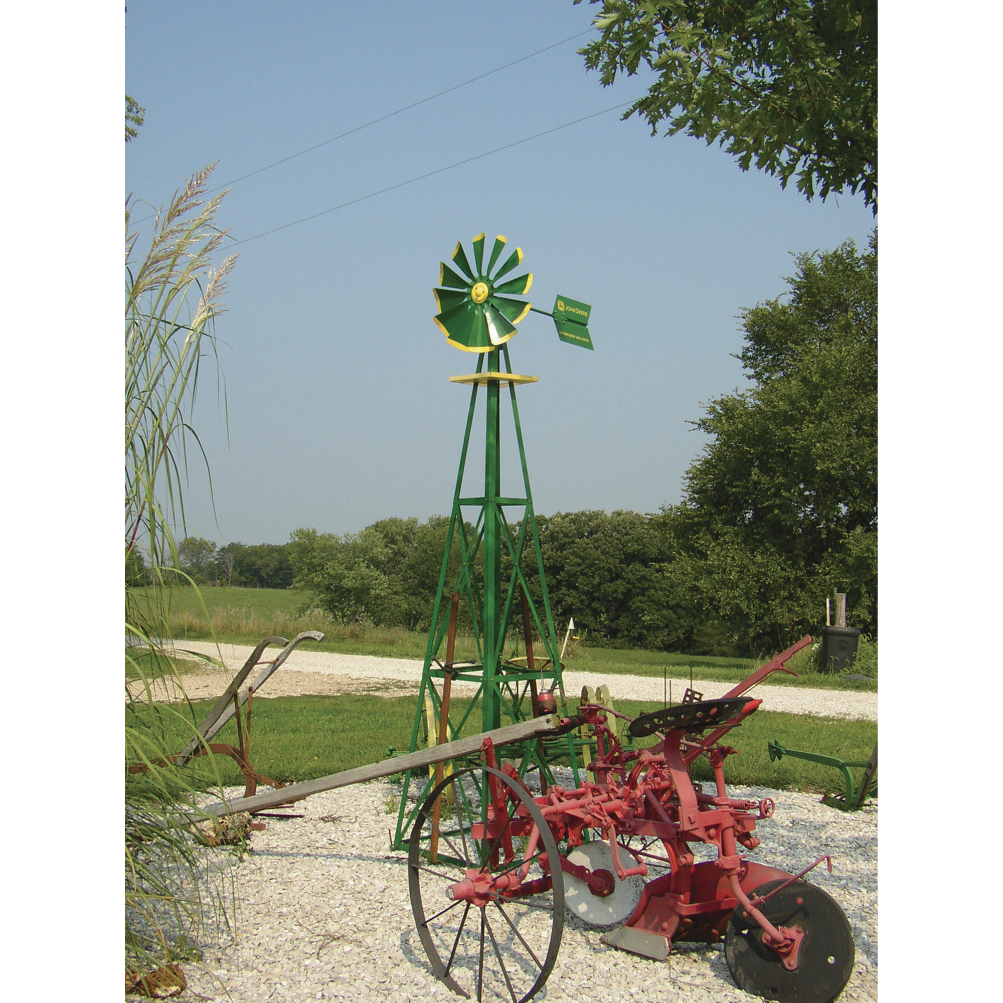 Outdoor Water Solutions Ornamental Backyard Windmill — 12ft.H