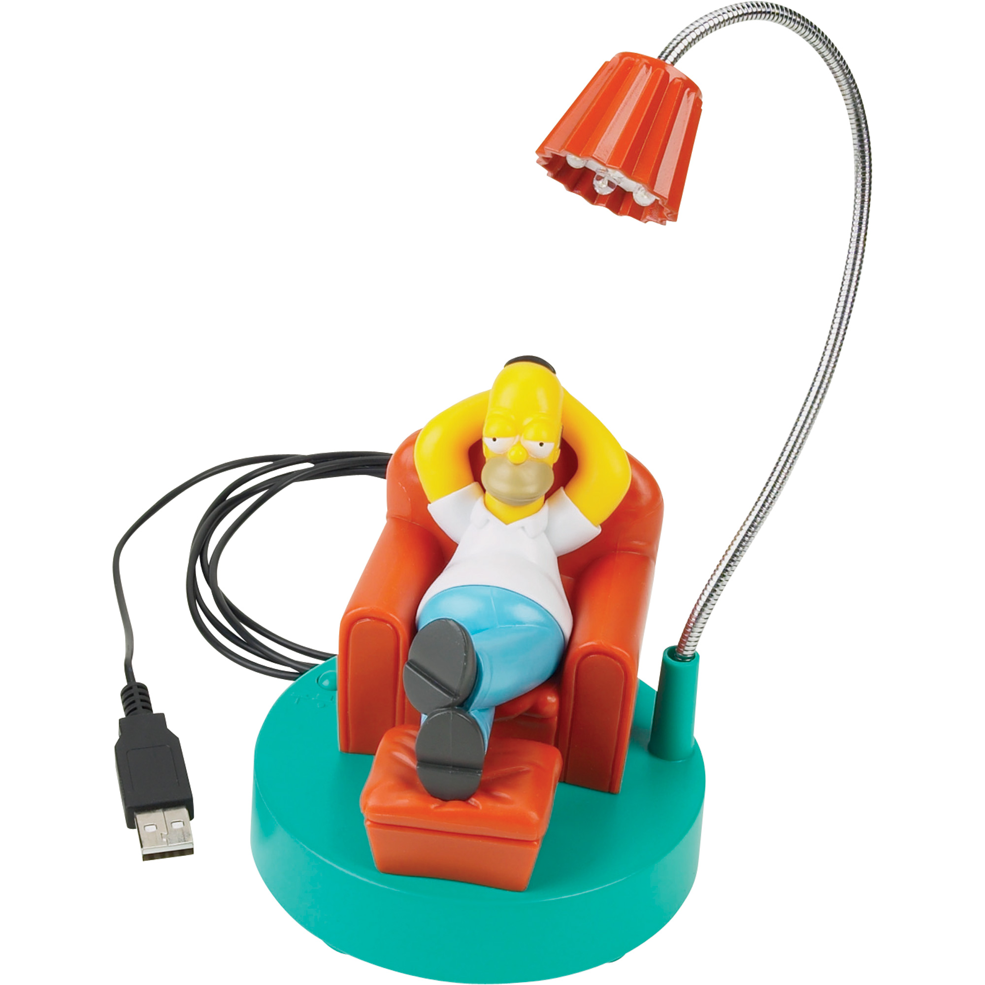 新品 海外 正規品 シンプソンズ ホーマー 充電式 ランプ アメコミ ライト Jumpin Banana Homer Simpson USB Desk Lamp — Model JB042 | Northern