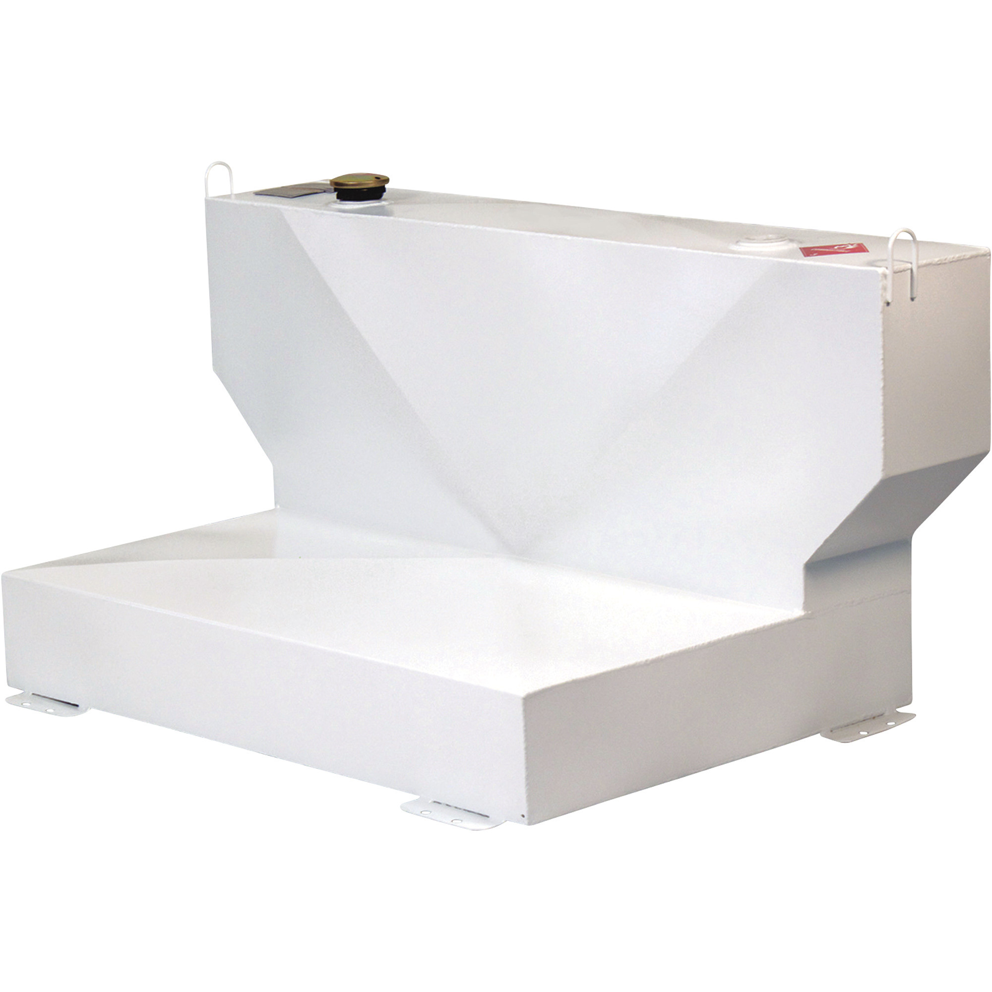 Better Built Steel Transfer Fuel Tank, 98-Gallon, T-Style, White