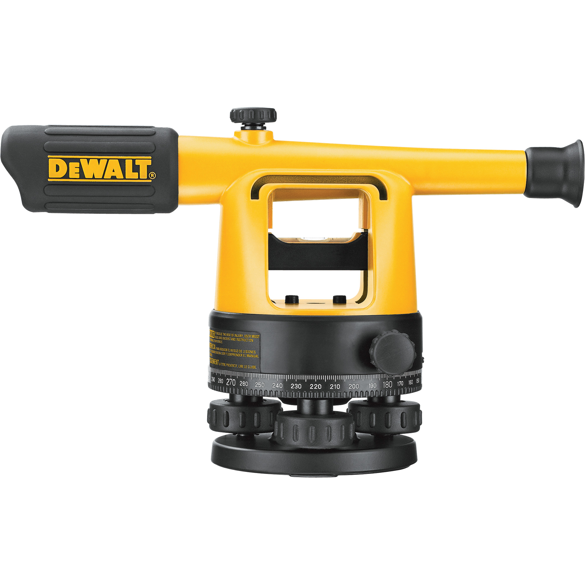 DEWALT Builder's Level Package — 20X Magnification, Model# DW090PK