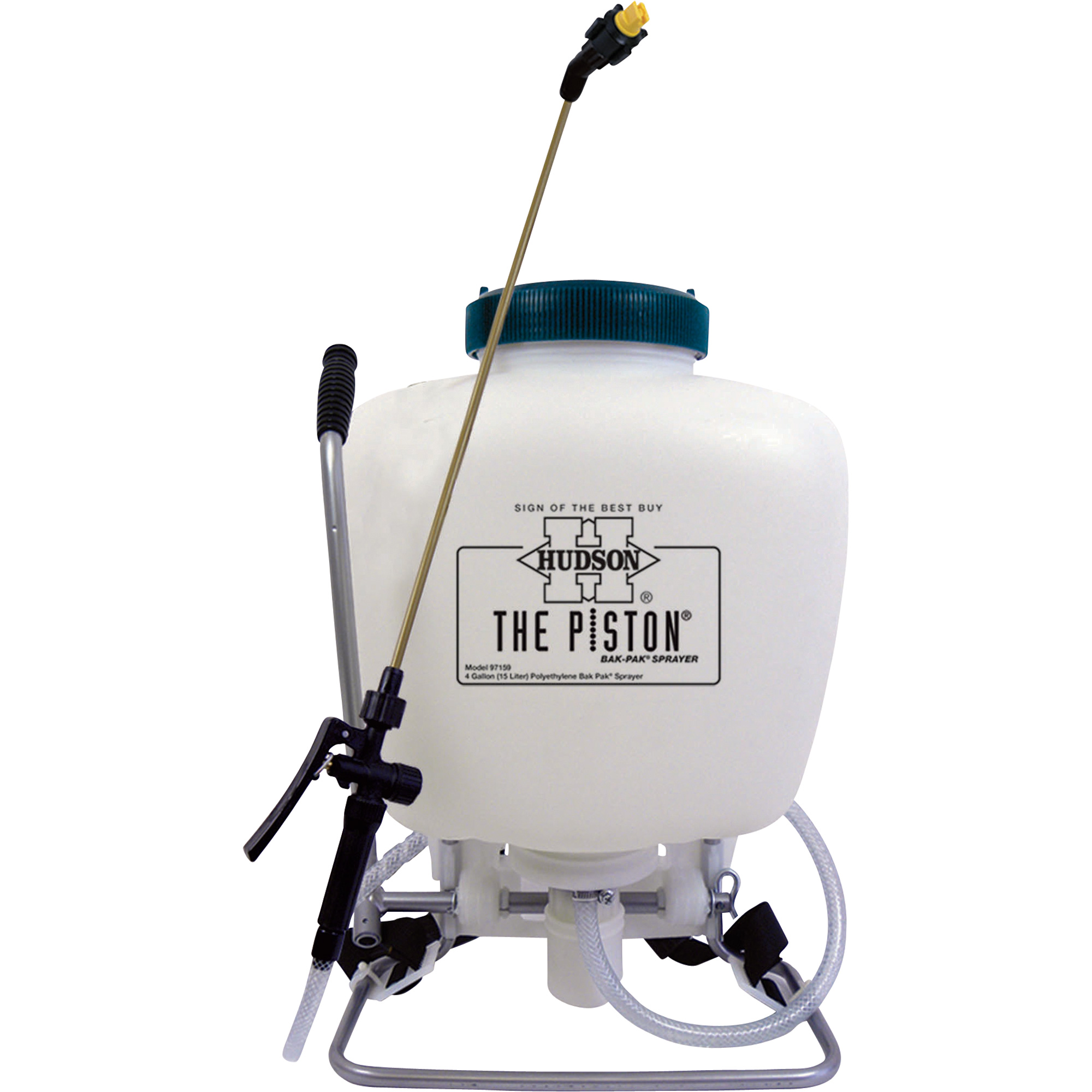 Hudson Piston Backpack Sprayer — 4-Gallon Capacity, 120 PSI, Model
