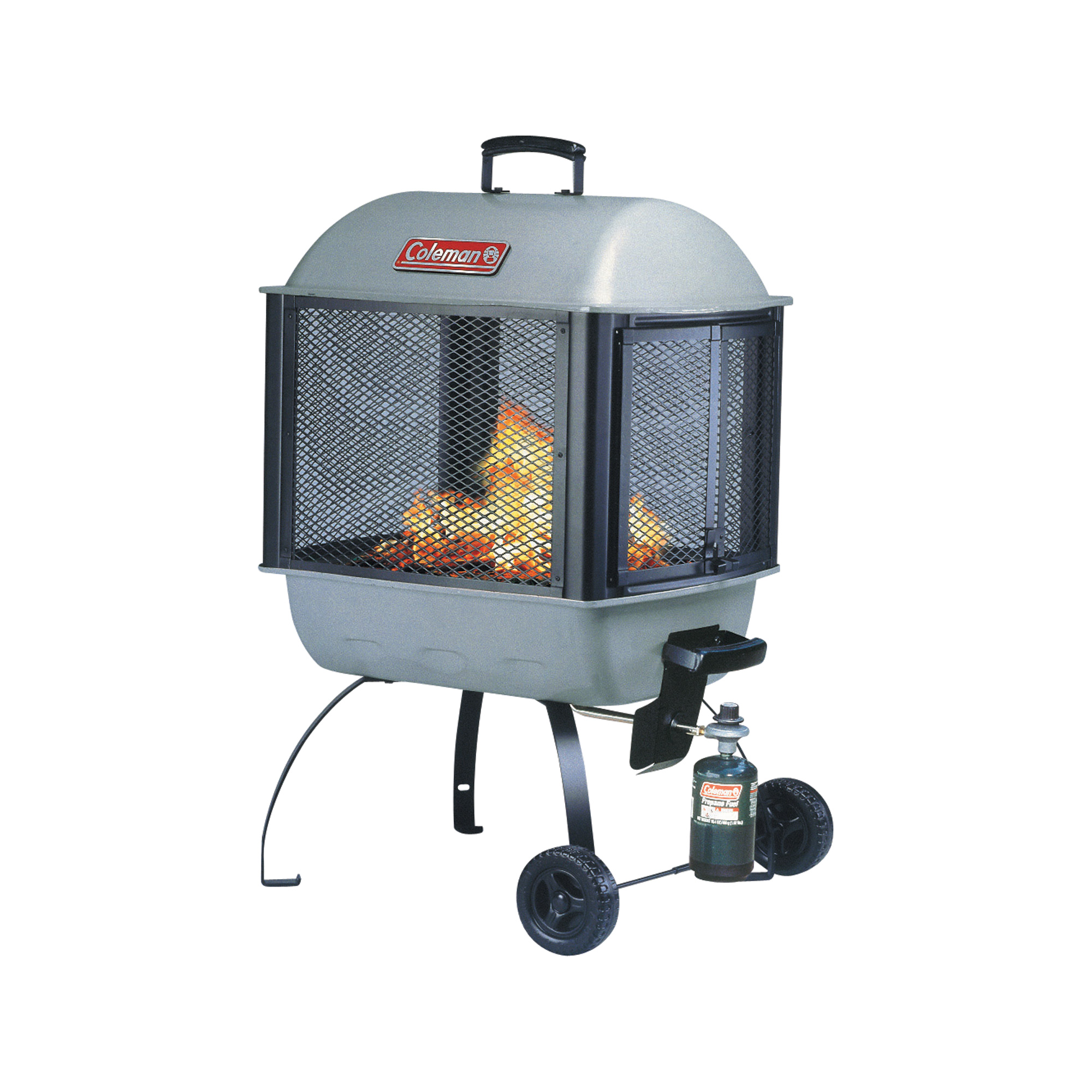 Coleman Patio Fireplace/Pewter | Northern Tool
