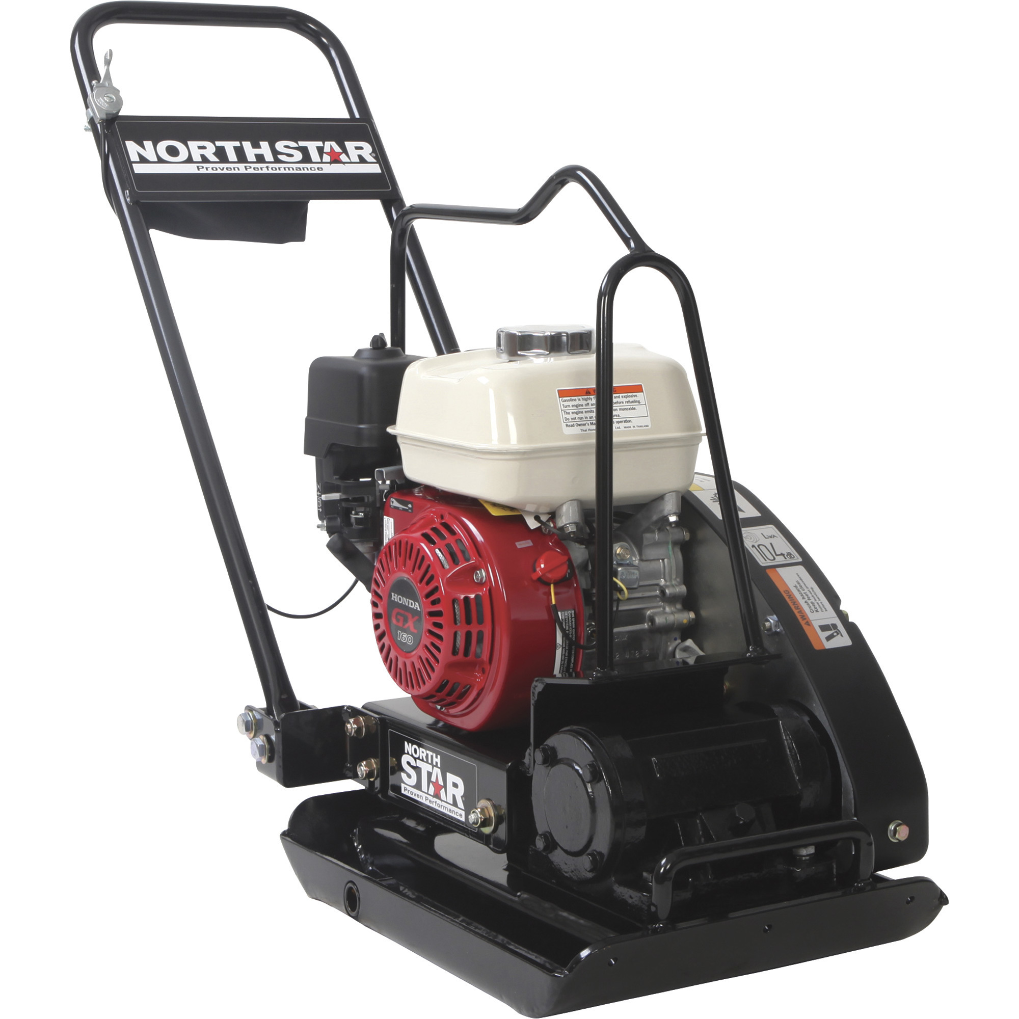 NorthStar Close-Quarters Plate Compactor, 5.5 HP Honda GX160