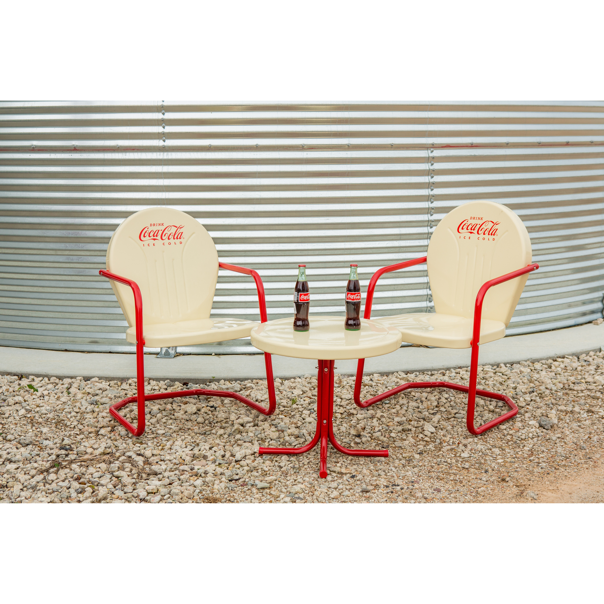 Leigh Country, Coca-Cola Vanilla Retro Bistro Set, Pieces (qty.) 3