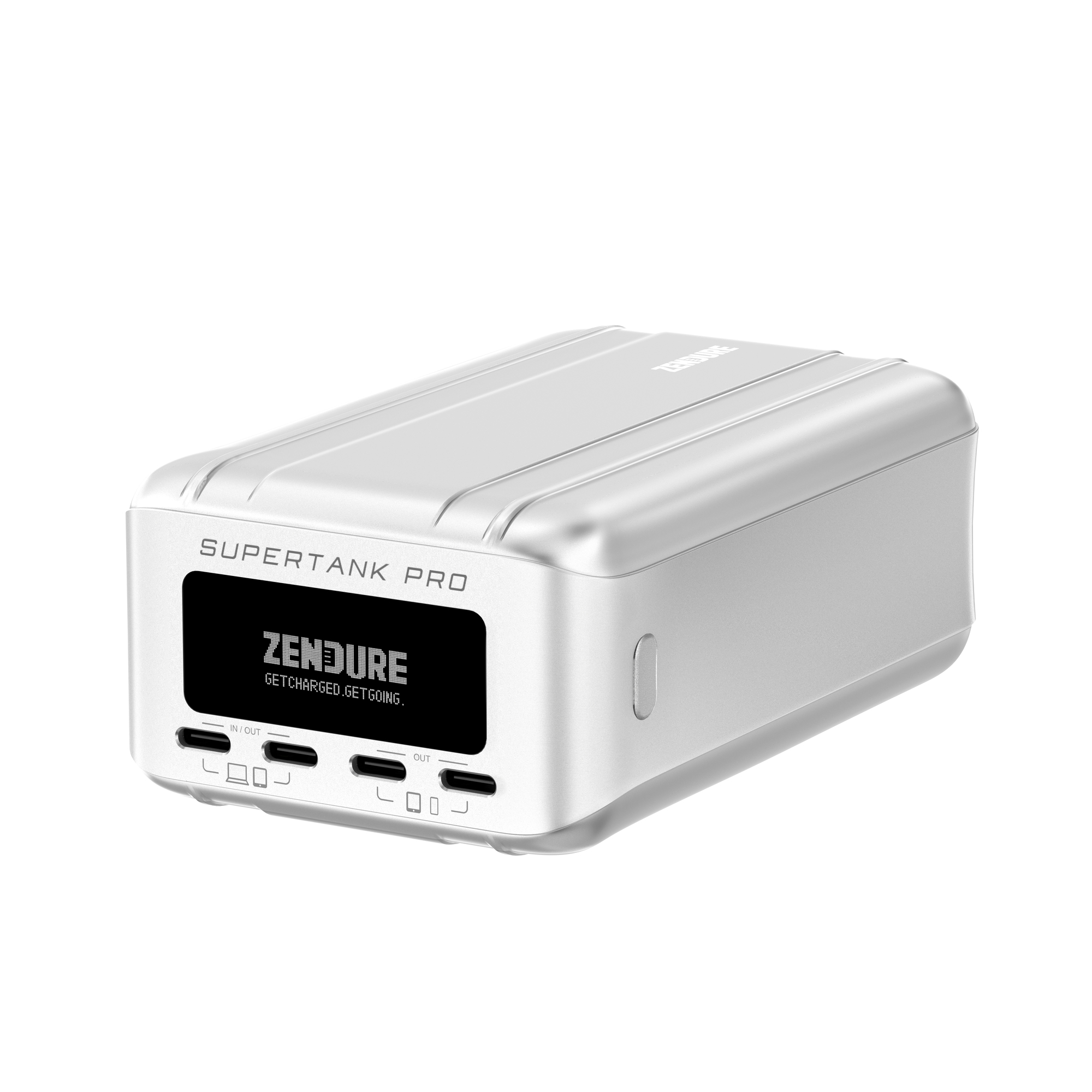 スマホアクセサリー ZENDURE SuperTankPro 100W 26,800mAh Zendure SuperTank Pro, 26,800mAh Power Bank 4 USB-C, OLED Screen