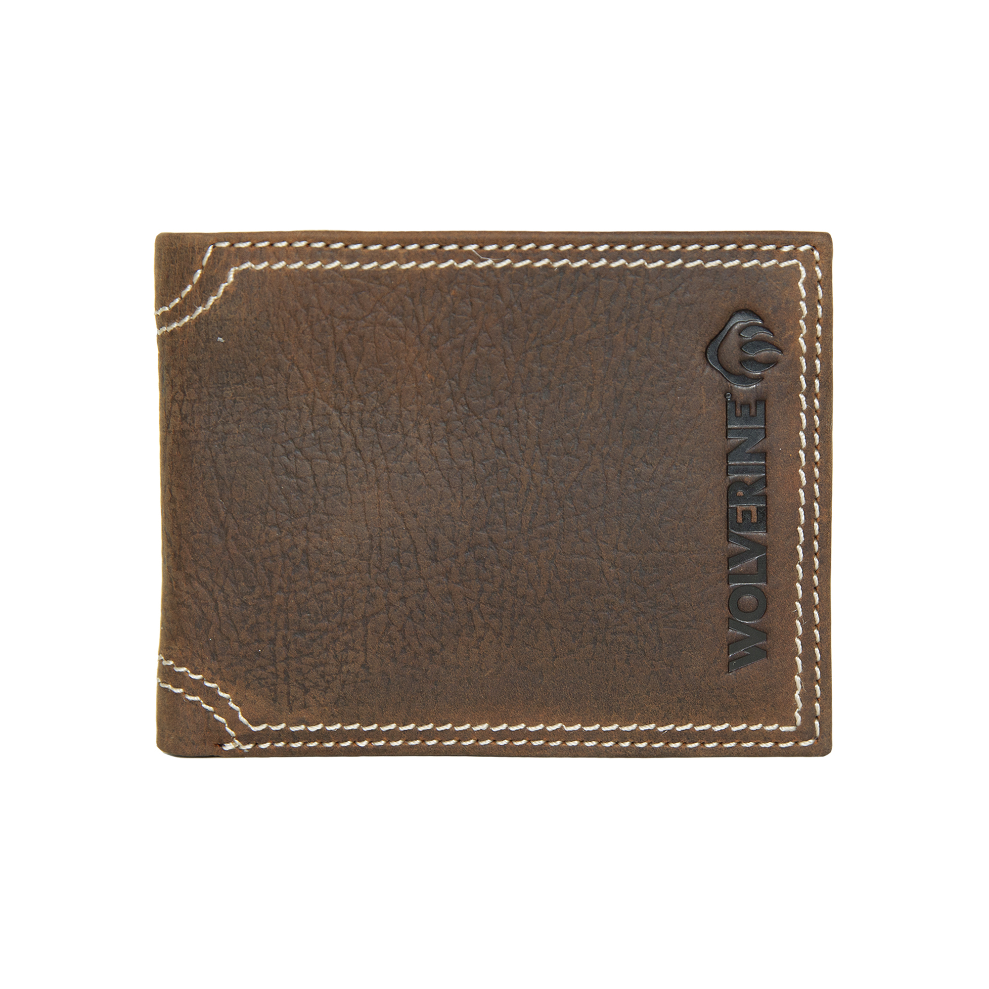 Wolverine, Rancher Passcase Wallet - Brown, Color Brown, Material