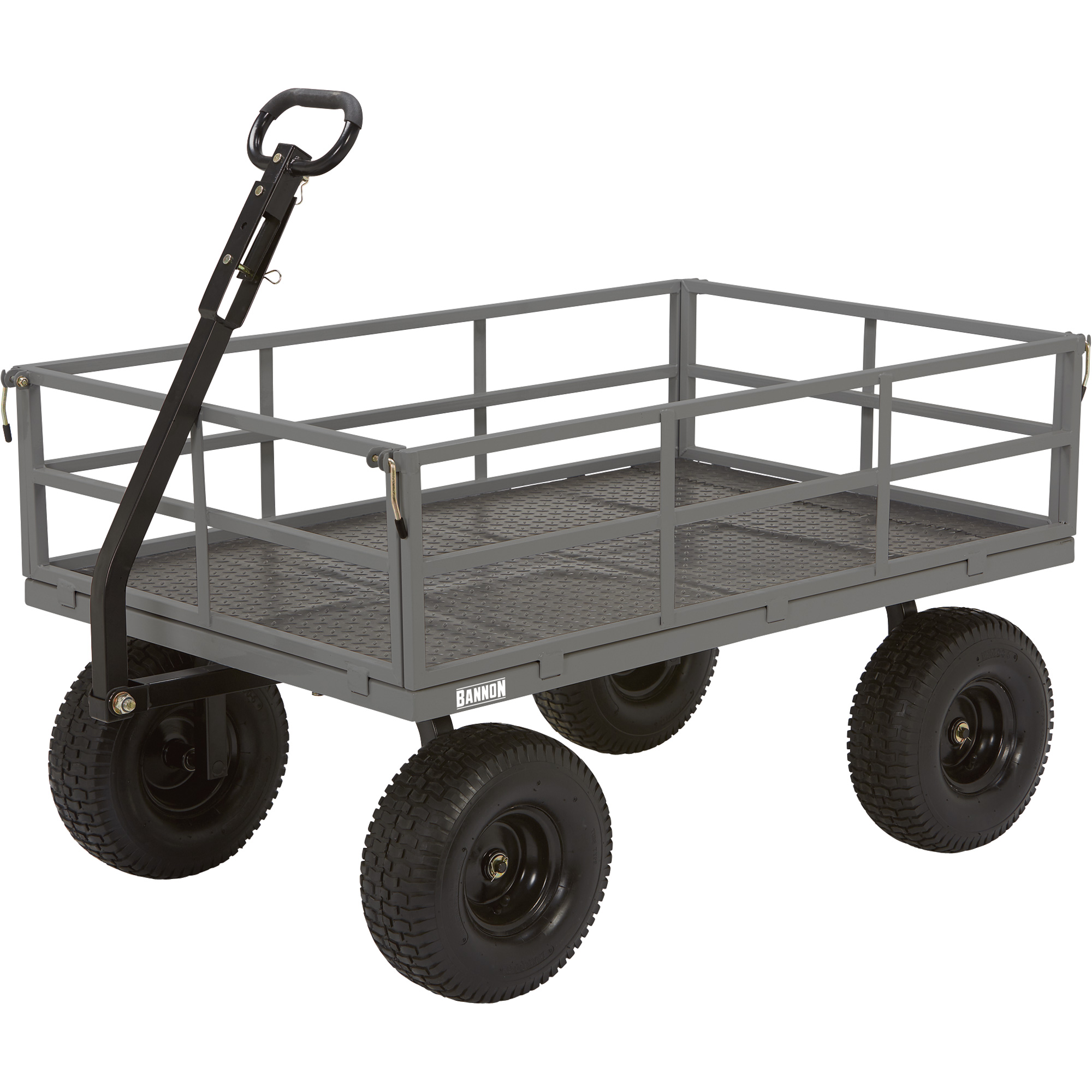 Bannon Industrial-Grade Steel Garden Wagon — 1,500-Lb. Capacity