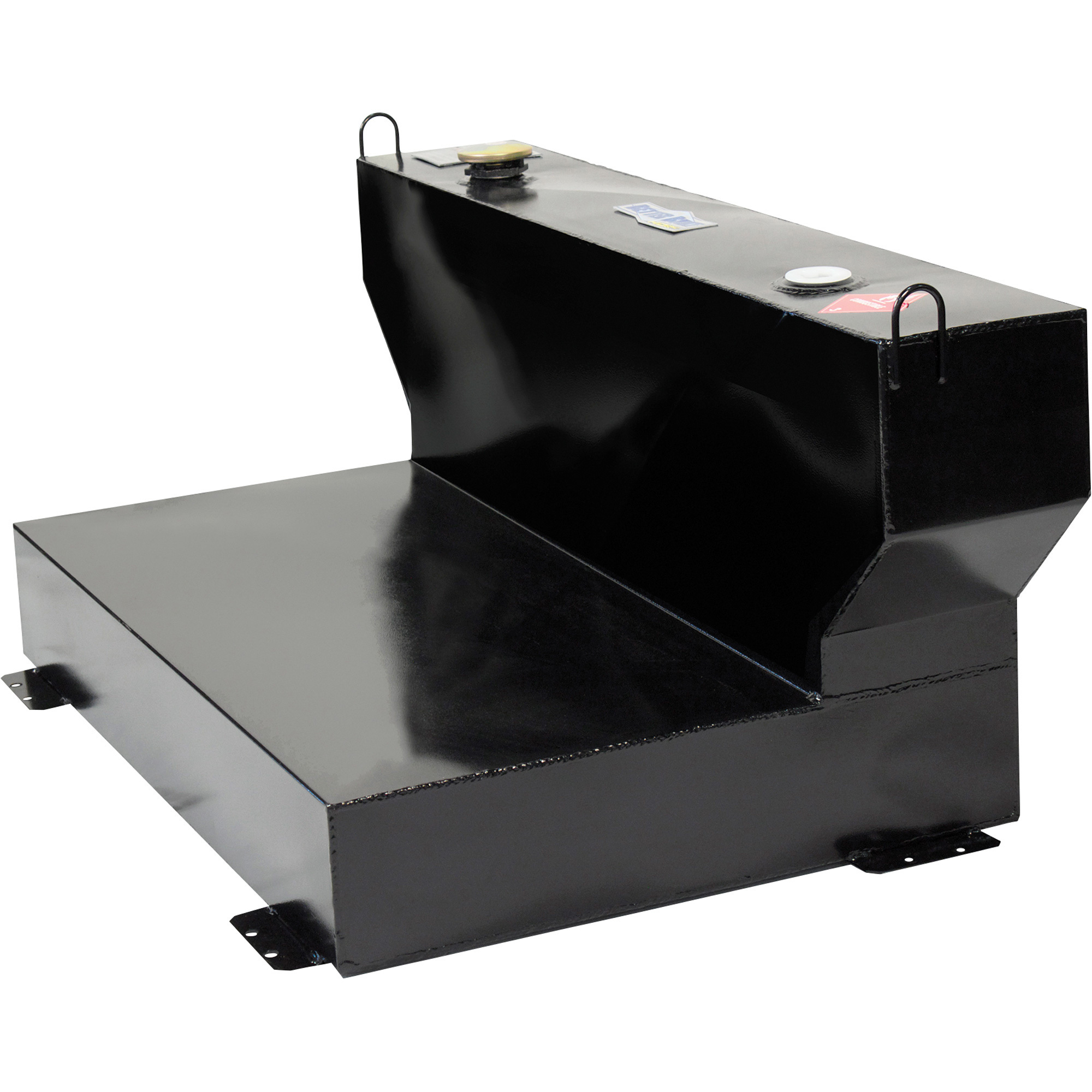 Better Built Steel Transfer Fuel Tank, 98-Gallon, T-Shaped, Black