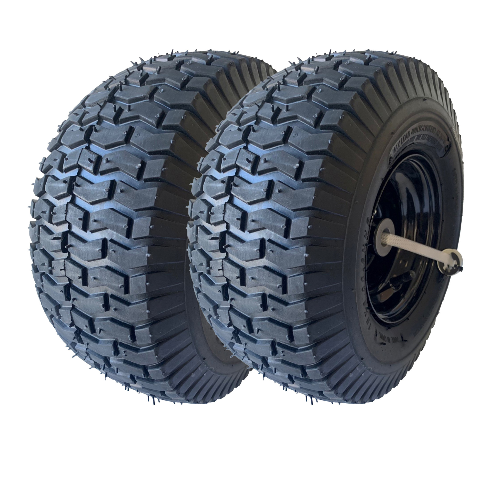 Marastar Air-Filled Tire Assembly, 15/6.00-6, Turf Saver Tread, 2