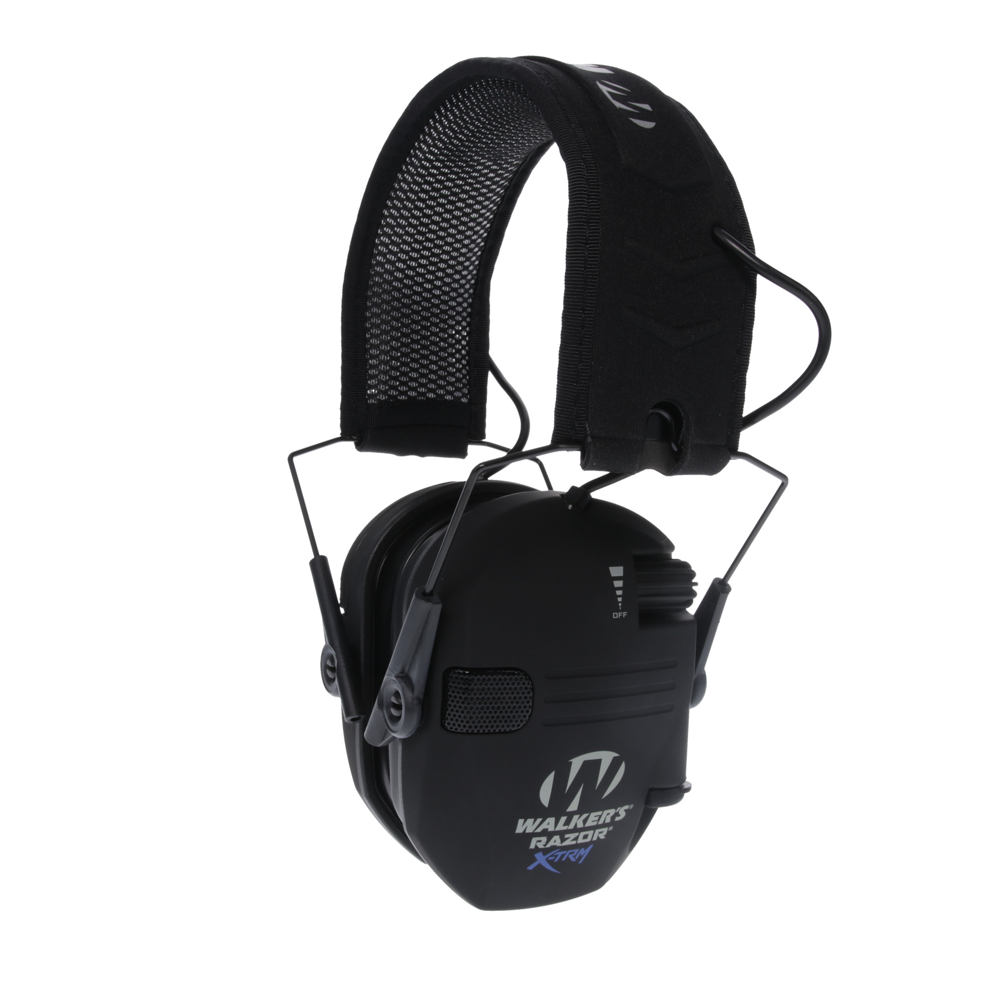 サバゲーマー必見！WALKER'S RAZOR　電子防音イヤーマフ　ブラック Walkers Game Ear Razor XTRM Muff - 21dB NRR, Cooling Pads, Black