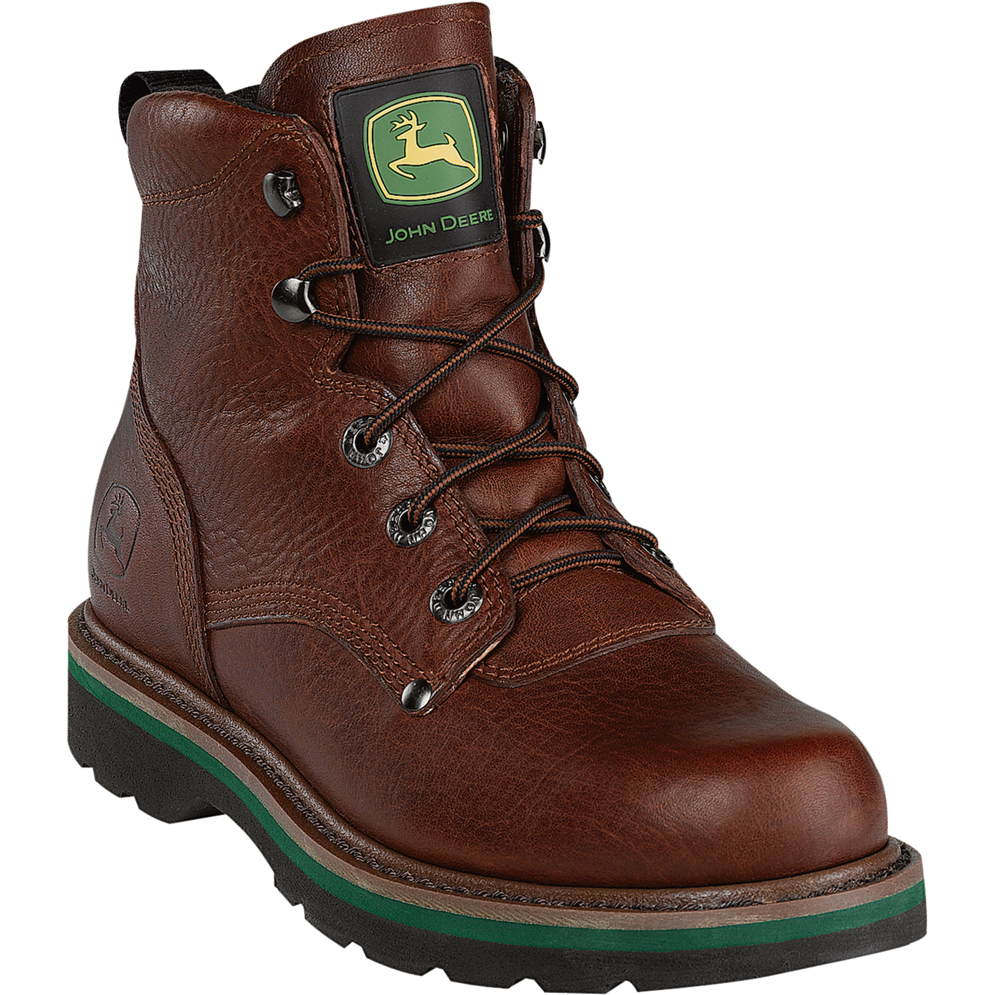 JOHN DEERE MENS WORK BOOTS, BROWN,  13W NS‎ LACE UP, JD8194 NEW JOHN DEERE 6 main image 3