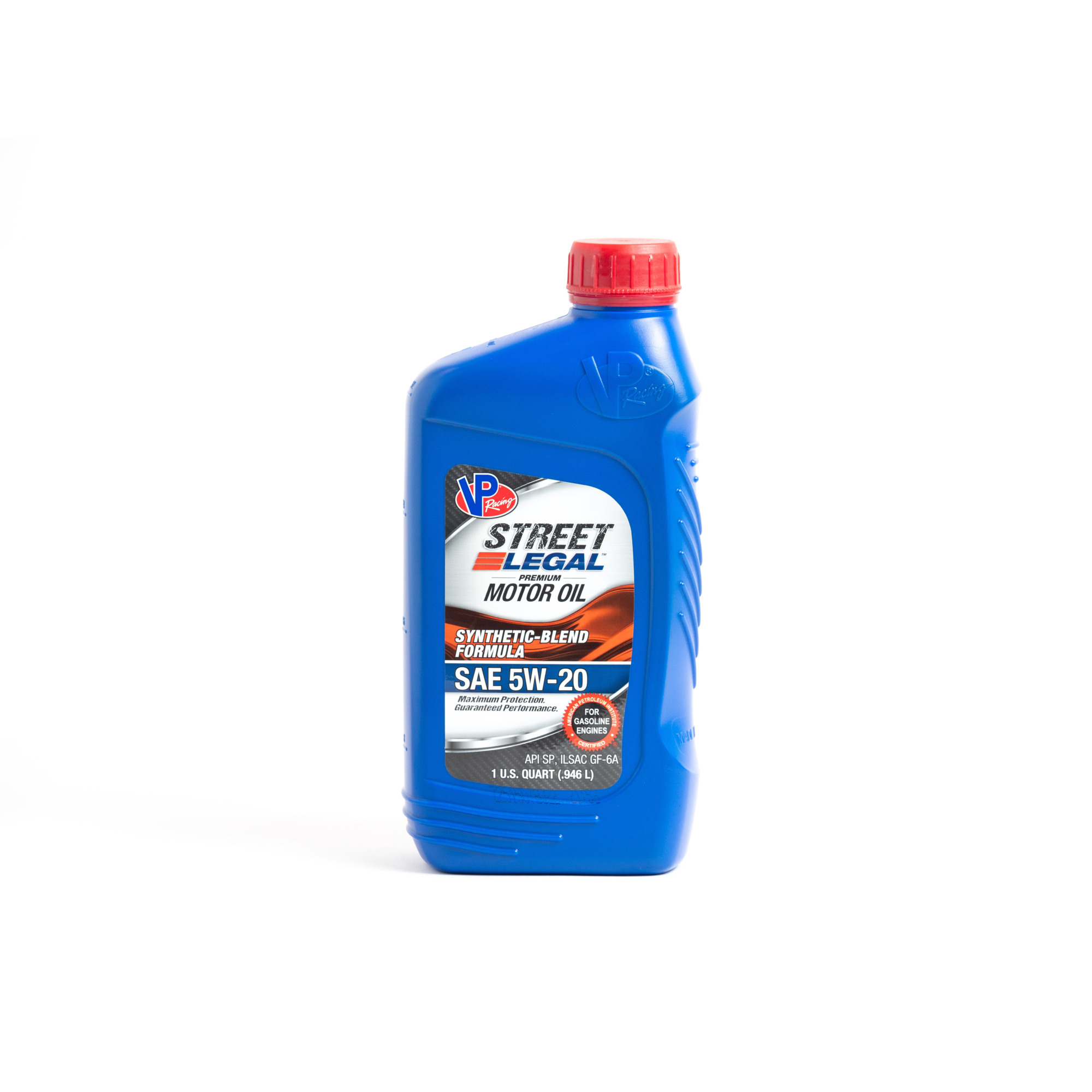 VP Racing Street Legal Synthetic-Blend Motor Oil — 5W-20, 1 Qt