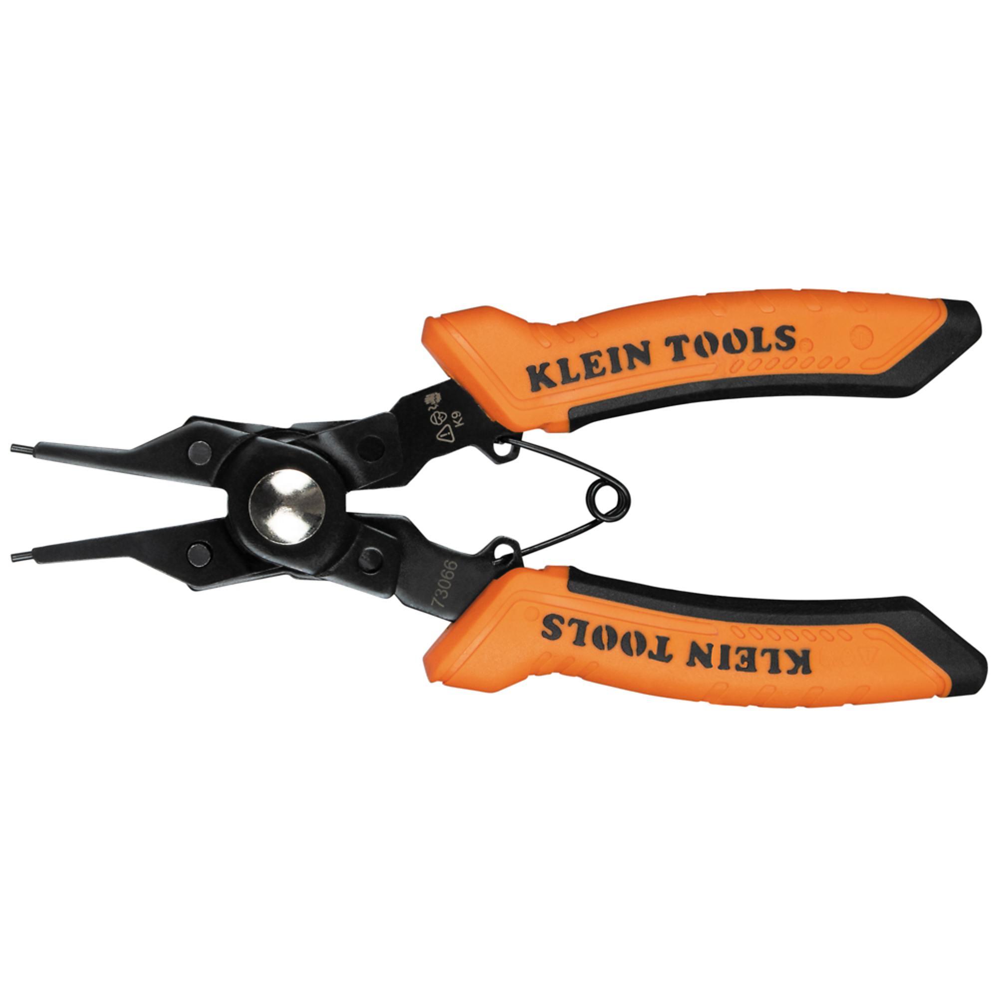 Klein Tools 6-in-1 Interchangeable Snap Ring Pliers, Model# 73066