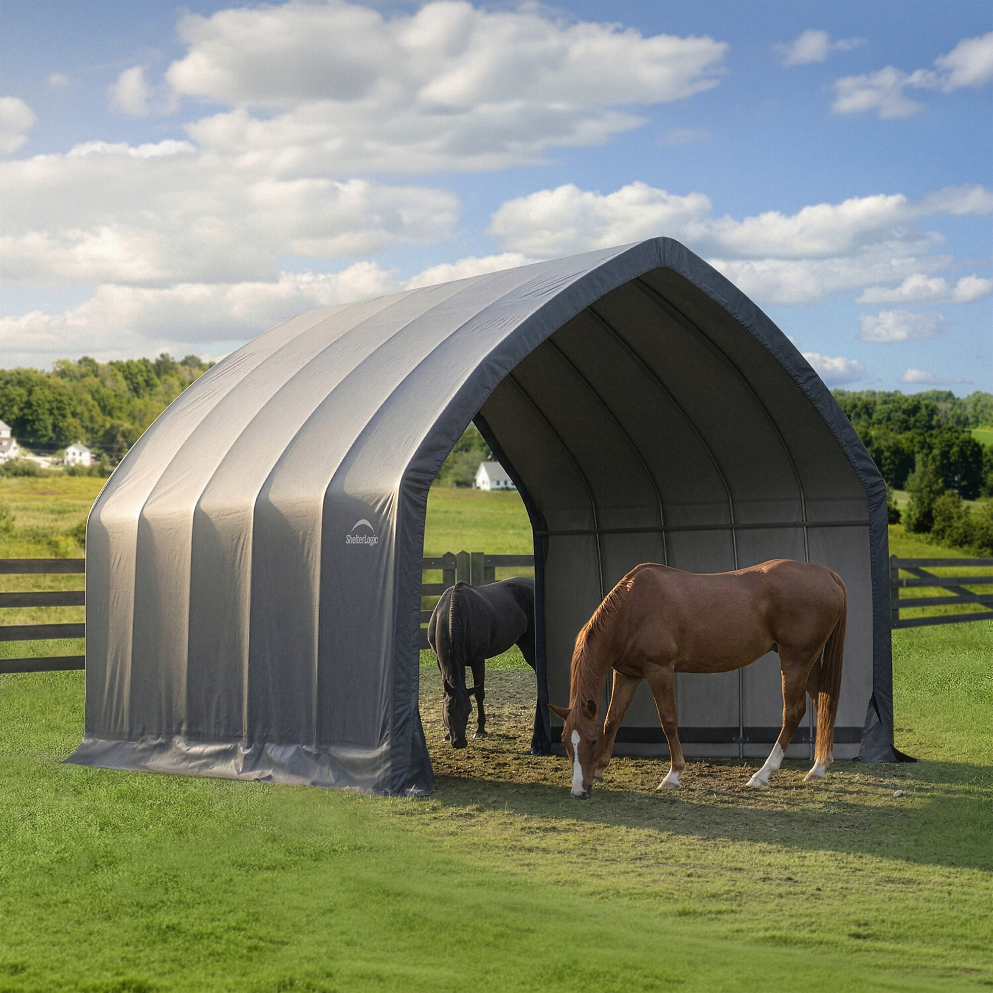 ShelterLogic 11ft. x 20ft. x 9.6ft. 3-in-1 Shelter, Model# 62740