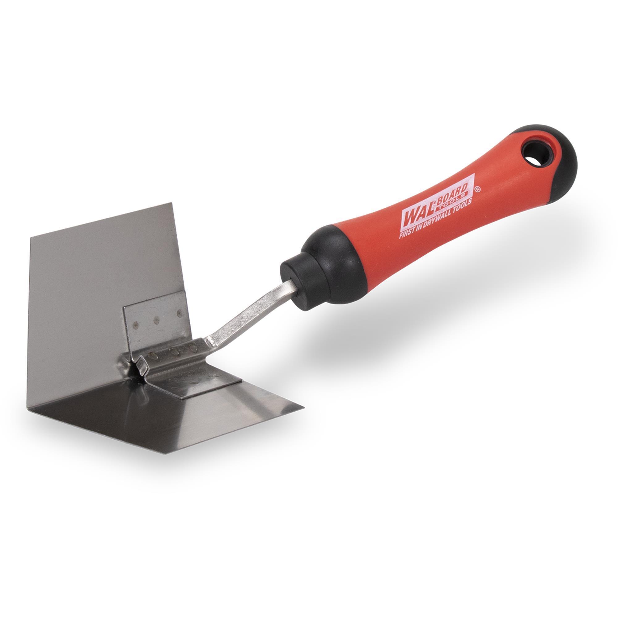Wal-Board Inside Corner Tool — Soft Grip Handle, Stainless Steel