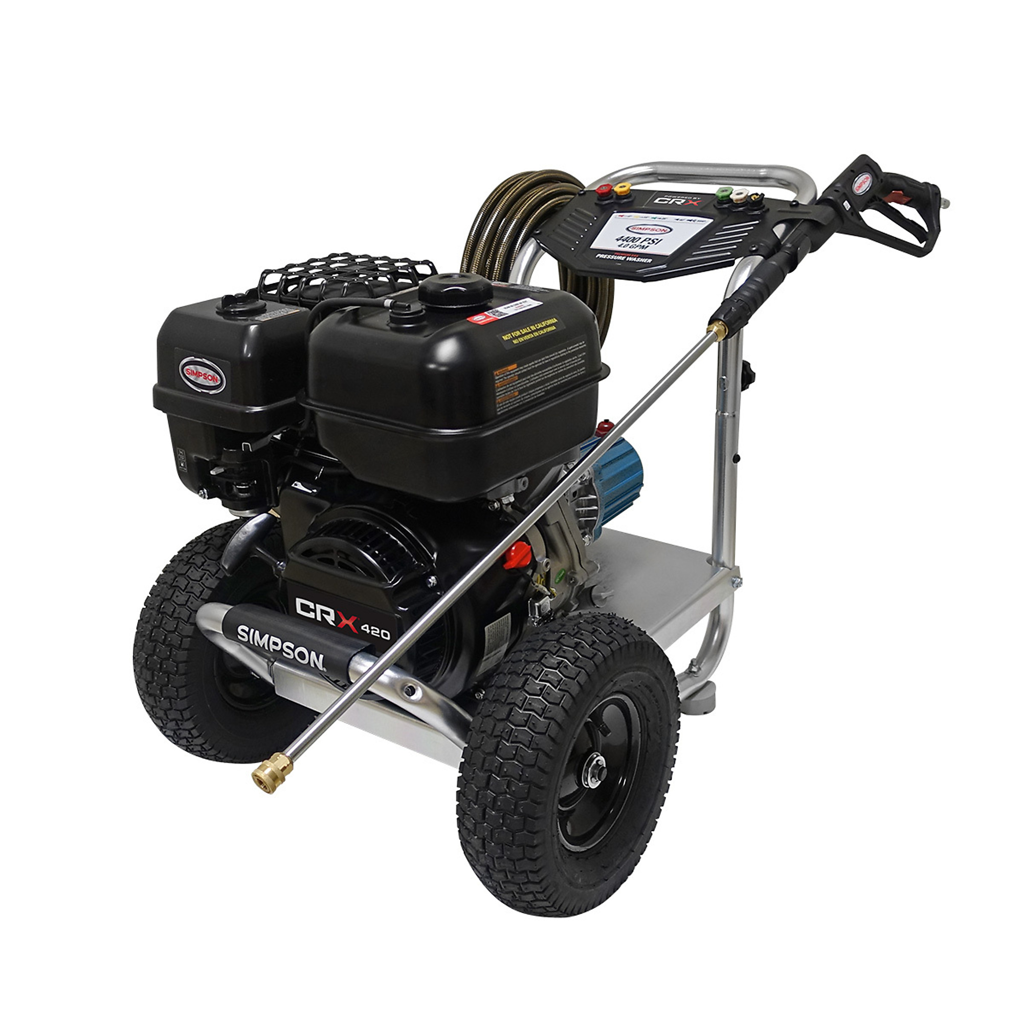 Simpson Aluminum Cold Water Professional Gas Pressure Washer