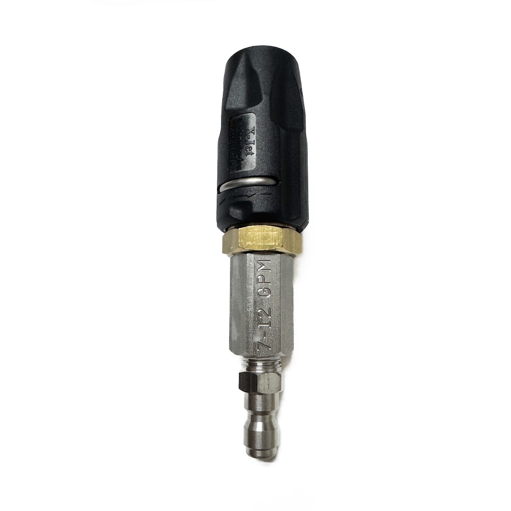 jjjjjj X-Jet Adjustable Downstream Softwash Nozzle — 7-12 GPM, 0-60