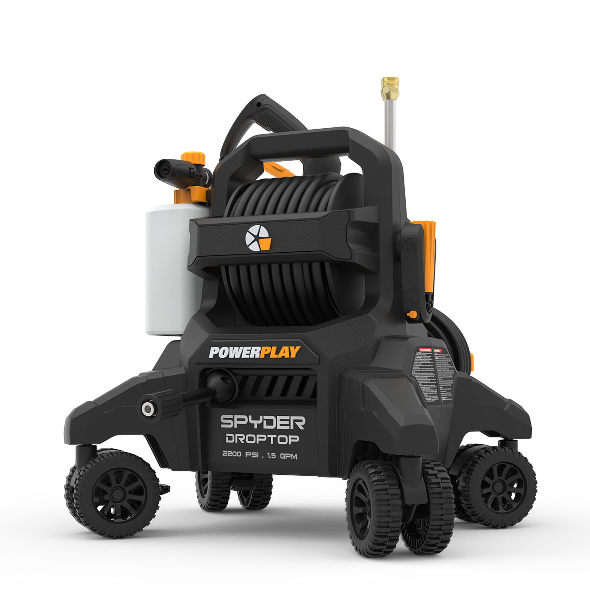 Powerplay SPYDER Droptop Electric Pressure Washer — 2200 PSI, 4in
