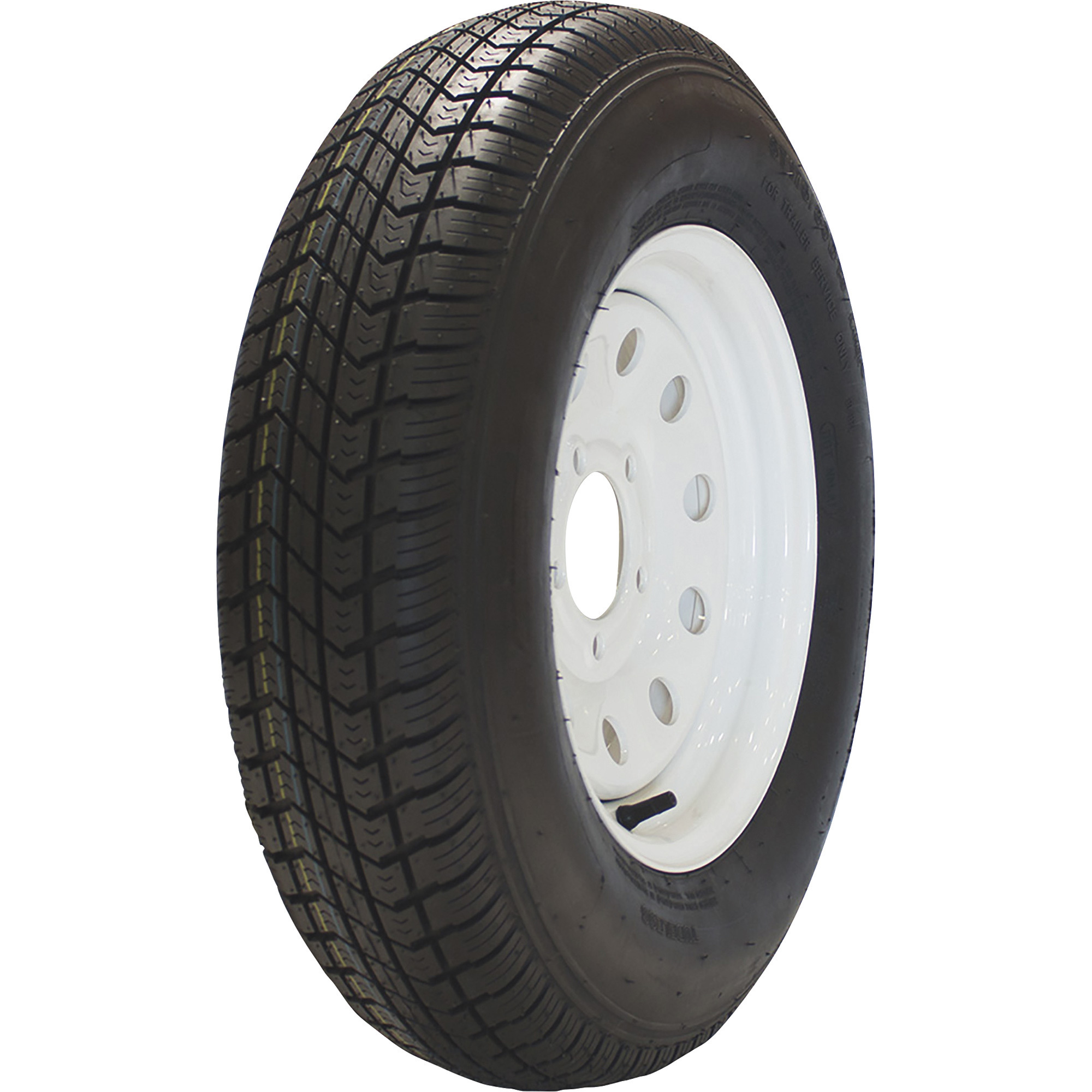 Marastar ST175/80D13 Bias-Ply Trailer Tire and Wheel Assembly, 5