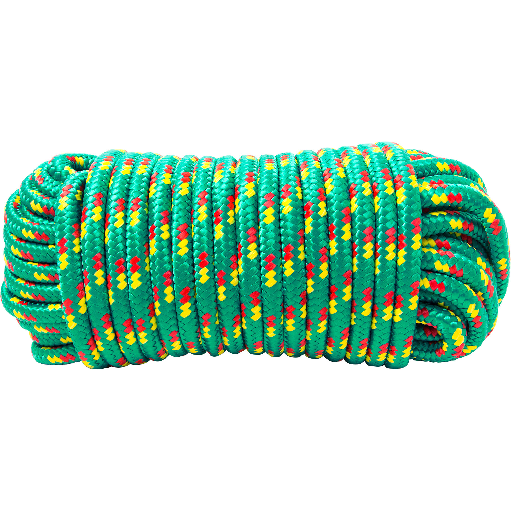 Mibro 5/8in. x 100ft. Diamond Braid Polypropylene Rope, Model