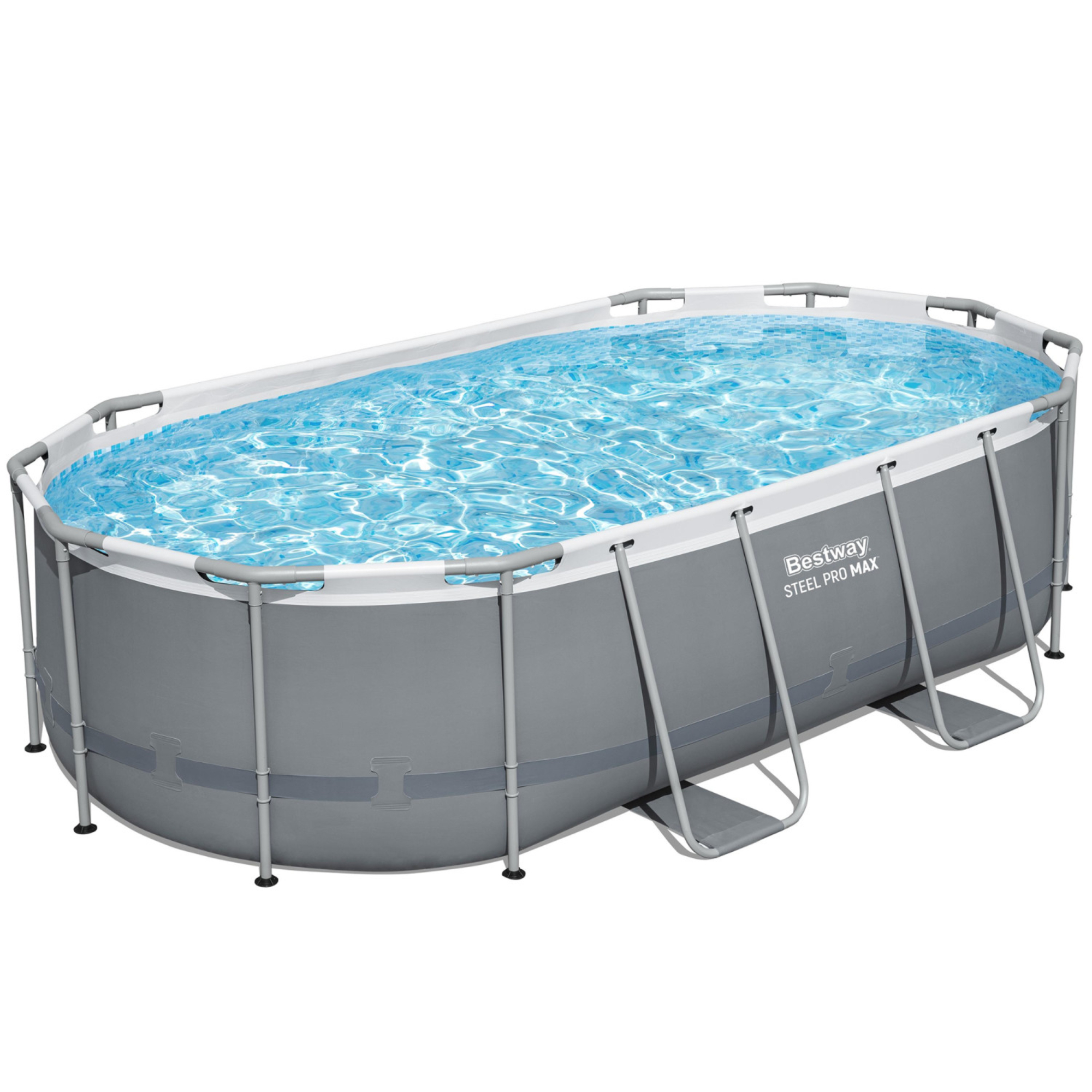 Bestway Steel Pro MAX Oval Above Ground Swimming Pool Set — 14ft