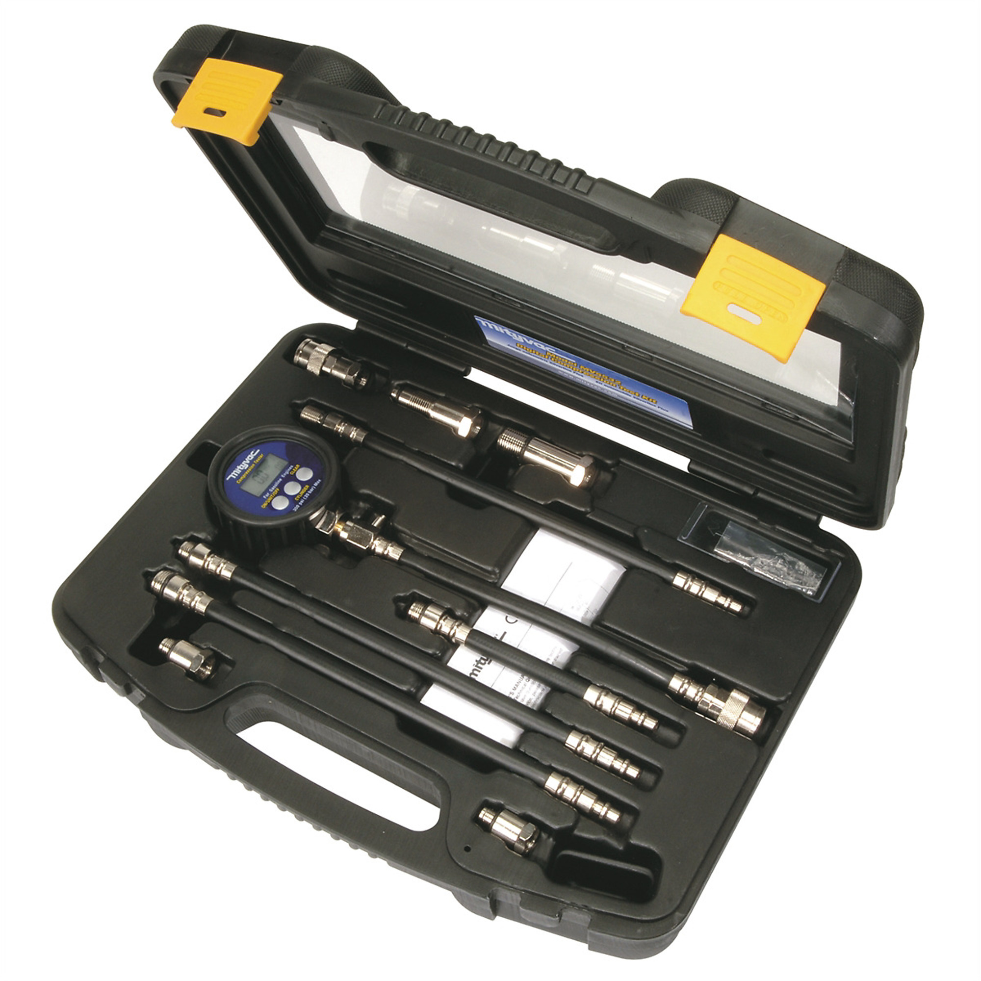Mityvac Digital Gasoline Engine Compression Test Kit — 9 Volt, BAR