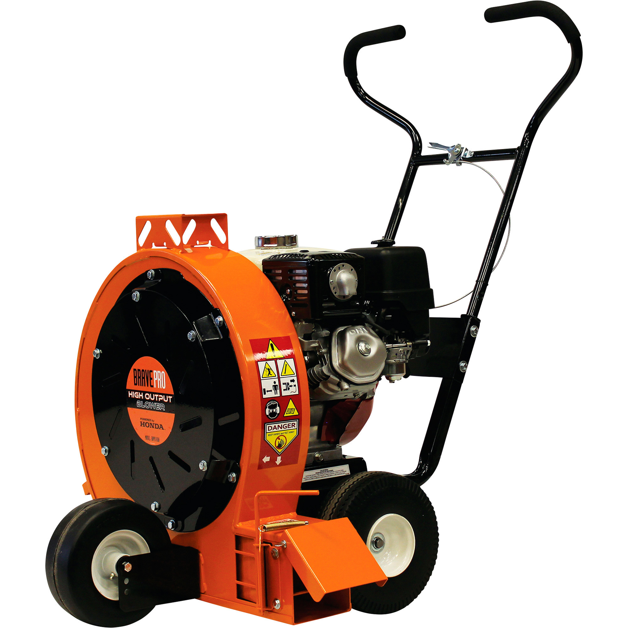 BravePro Walk-Behind Blower, Honda GX270 Engine, Flat-Free Tires