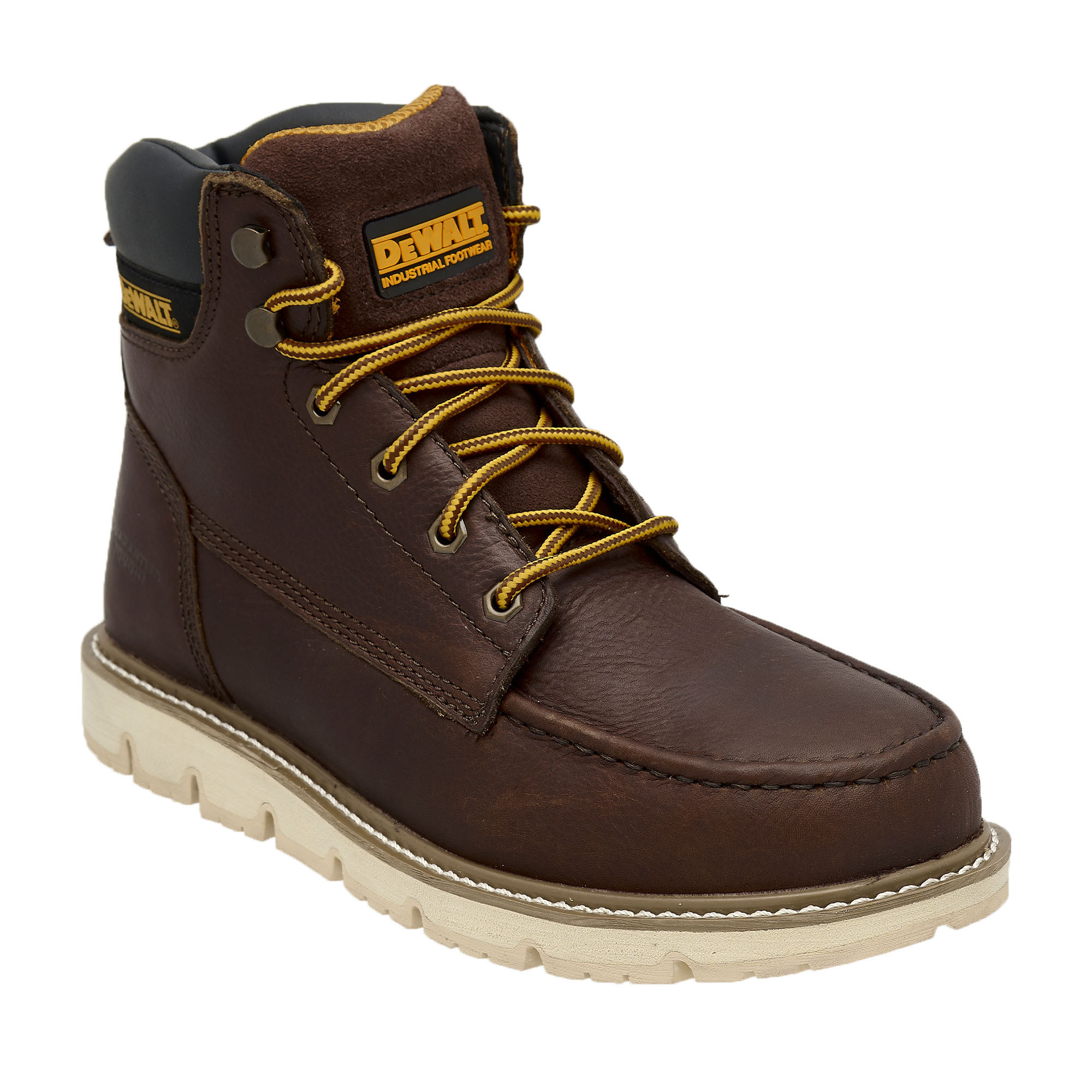 Dewalt Flex Moc Plain Toe Work Boots — Walnut, Model# Flex Moc PT