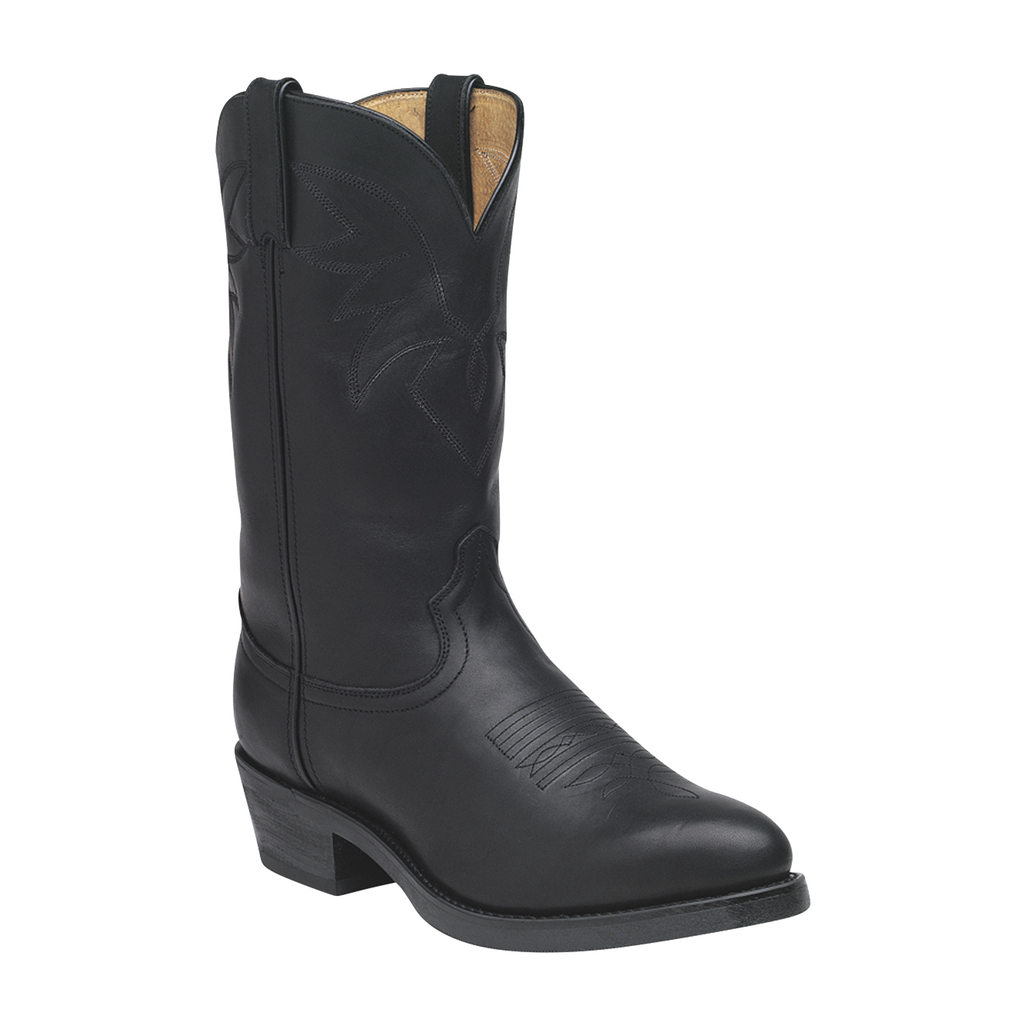 Durango TR760 Men’s 10 EE Wide Black Leather Western Cowboy Boots Pull On Kept. Durango Pull On Western Cowboy Boots Men main image 2