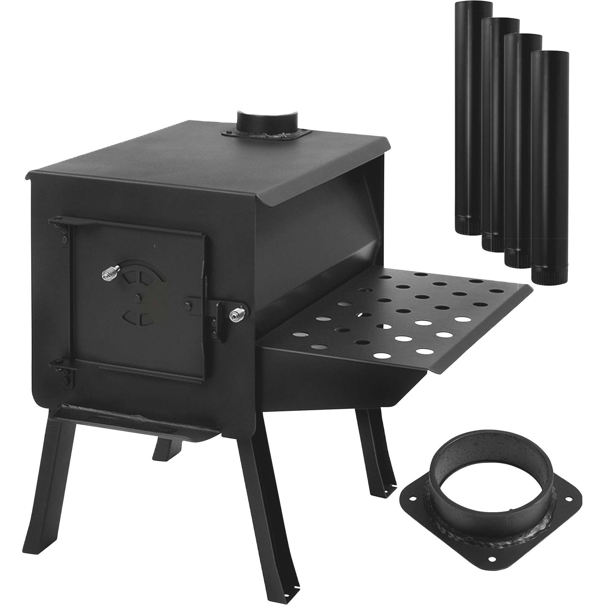 Survivor Grizzly Camp Stove Kit, 2.7 Cu. Ft. Capacity, Model