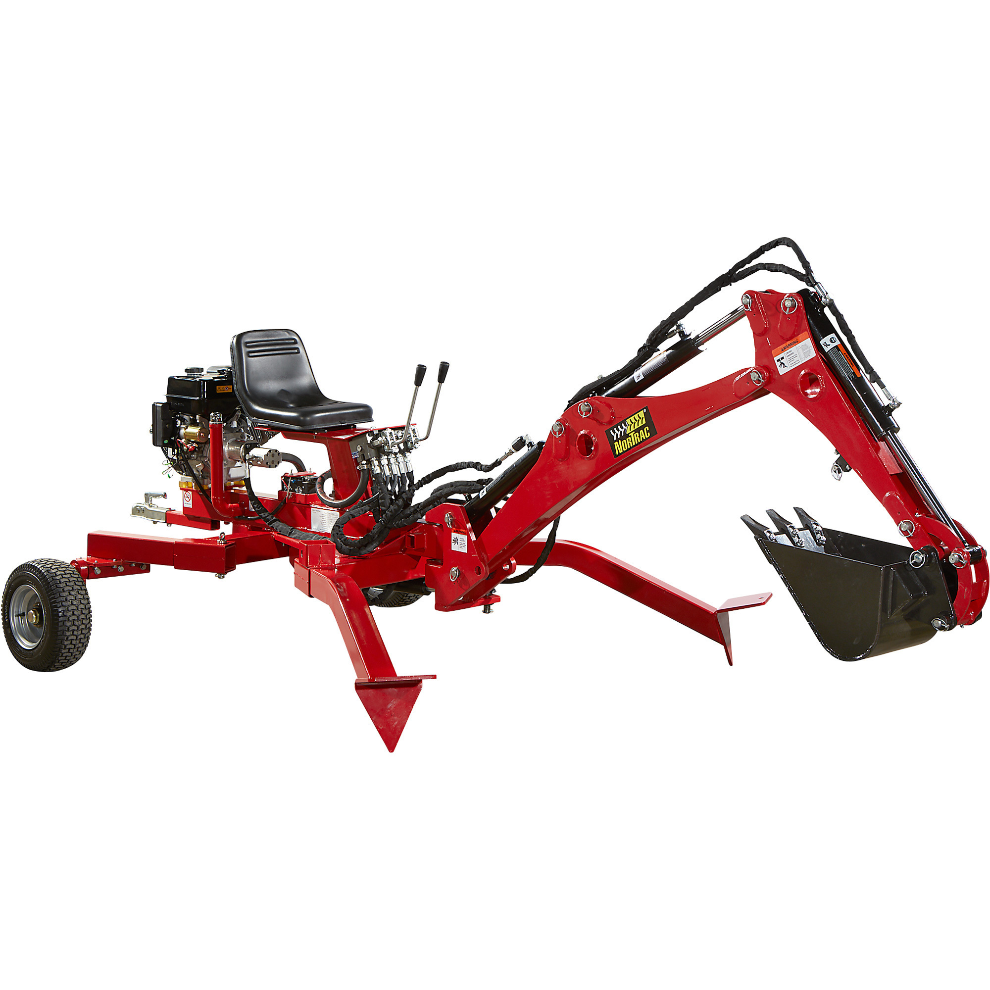 NorTrac Towable Trencher, 15 HP, Gas-Powered Trencher with 12in