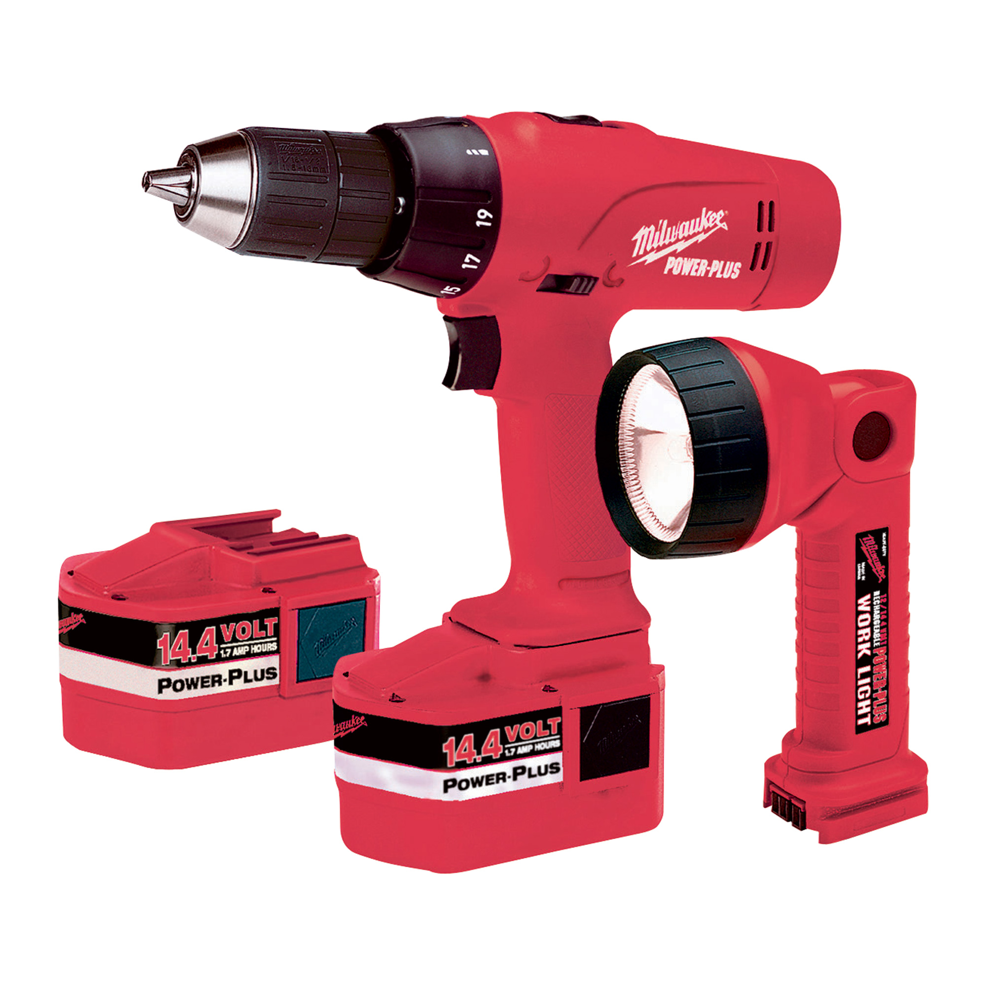 milwaukee 14.4 flashlight and drill Milwaukee Cordless Drill — 14.4 Volt, 280in. lb. Torque, 1250 RPM, 1/2in