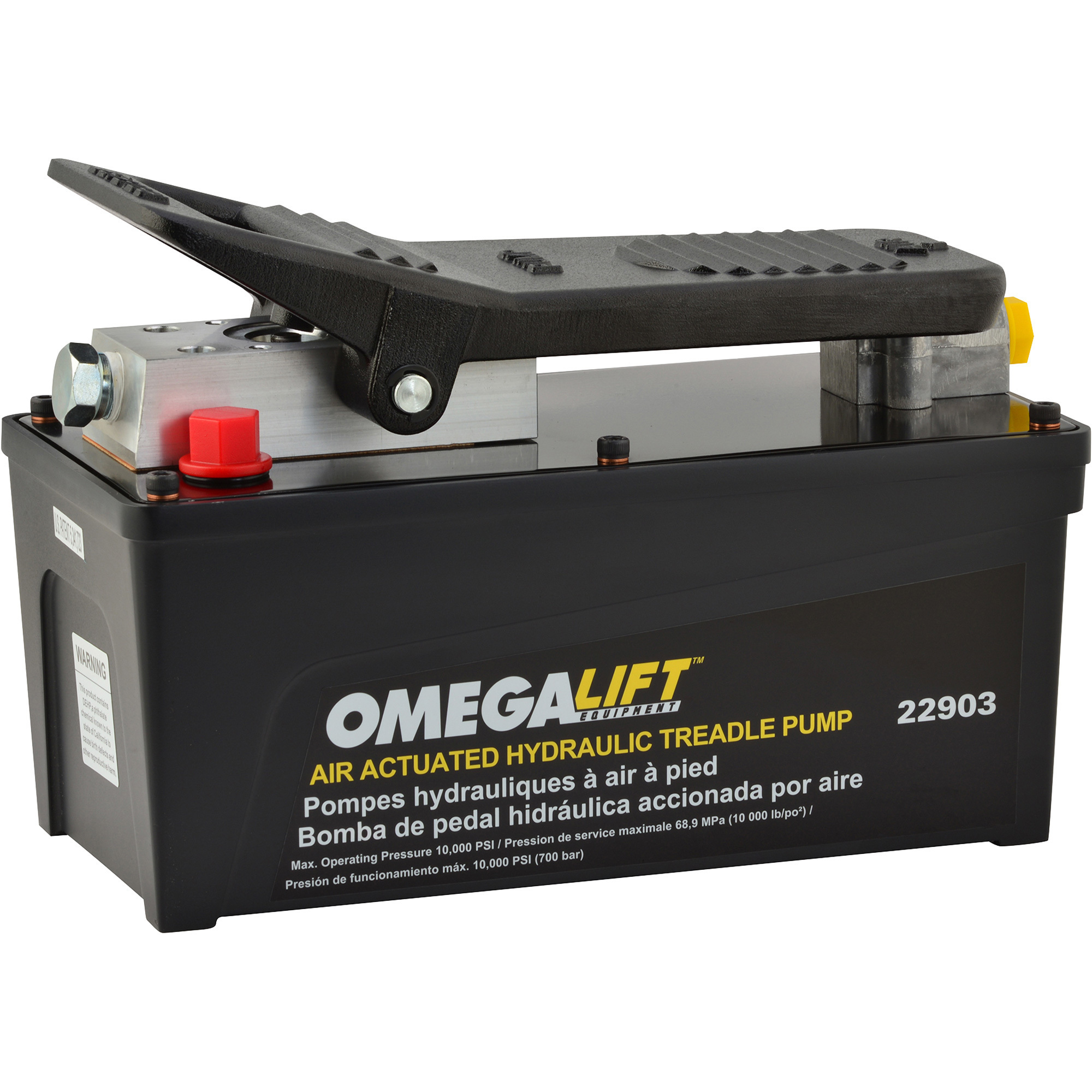 Omega 22903 air actuated hydraulic treadle pump