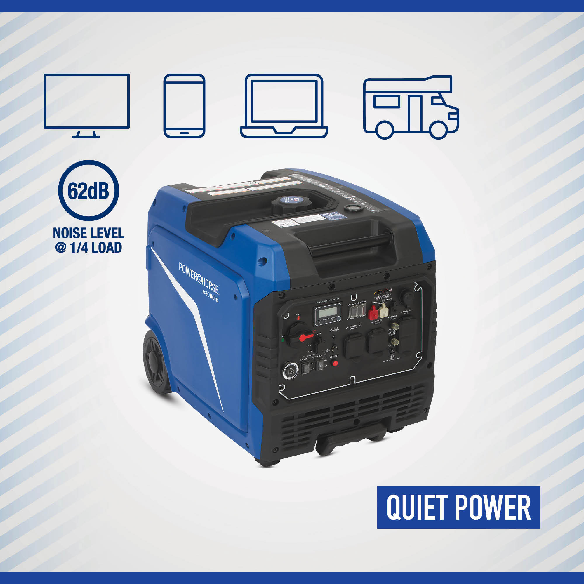 Official Powerhorse 8000 Inverter product view 4