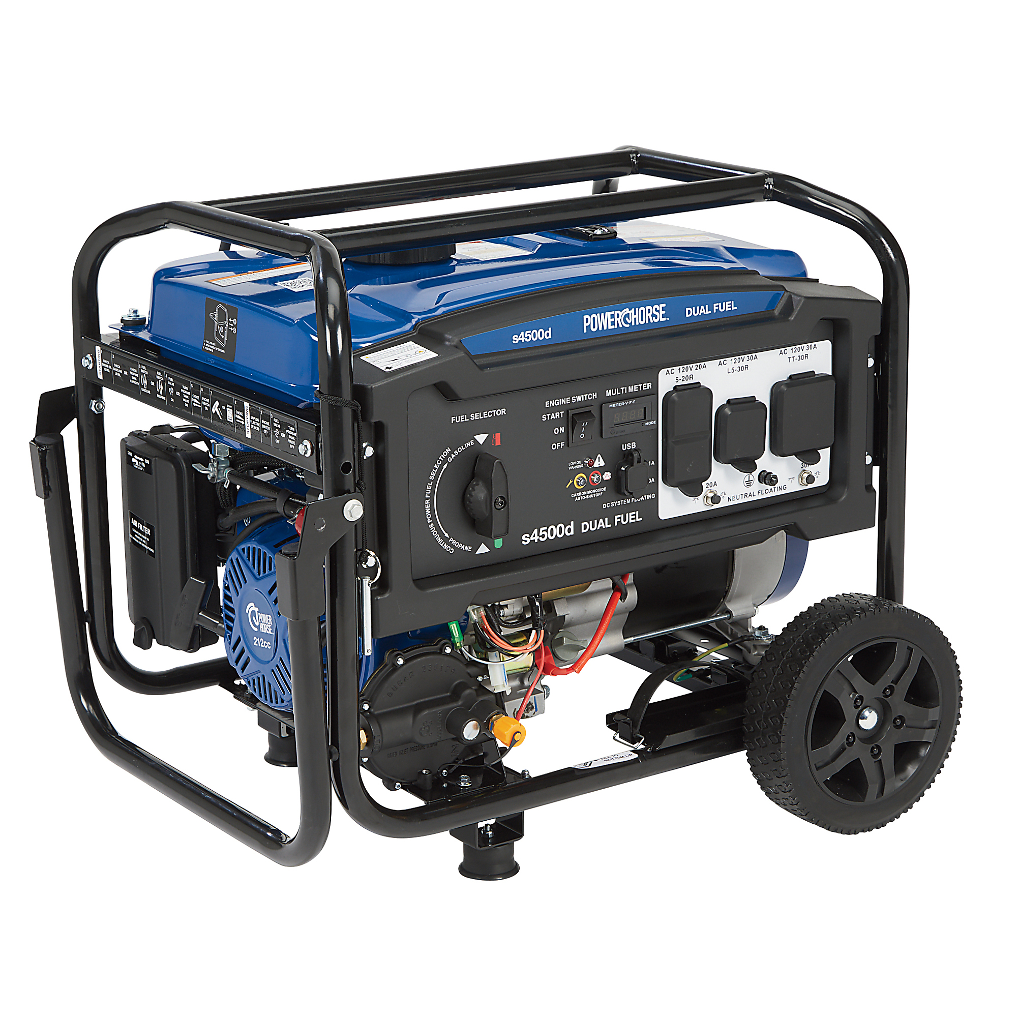 Powerhorse 4500-Watt Dual-Fuel Portable Generator