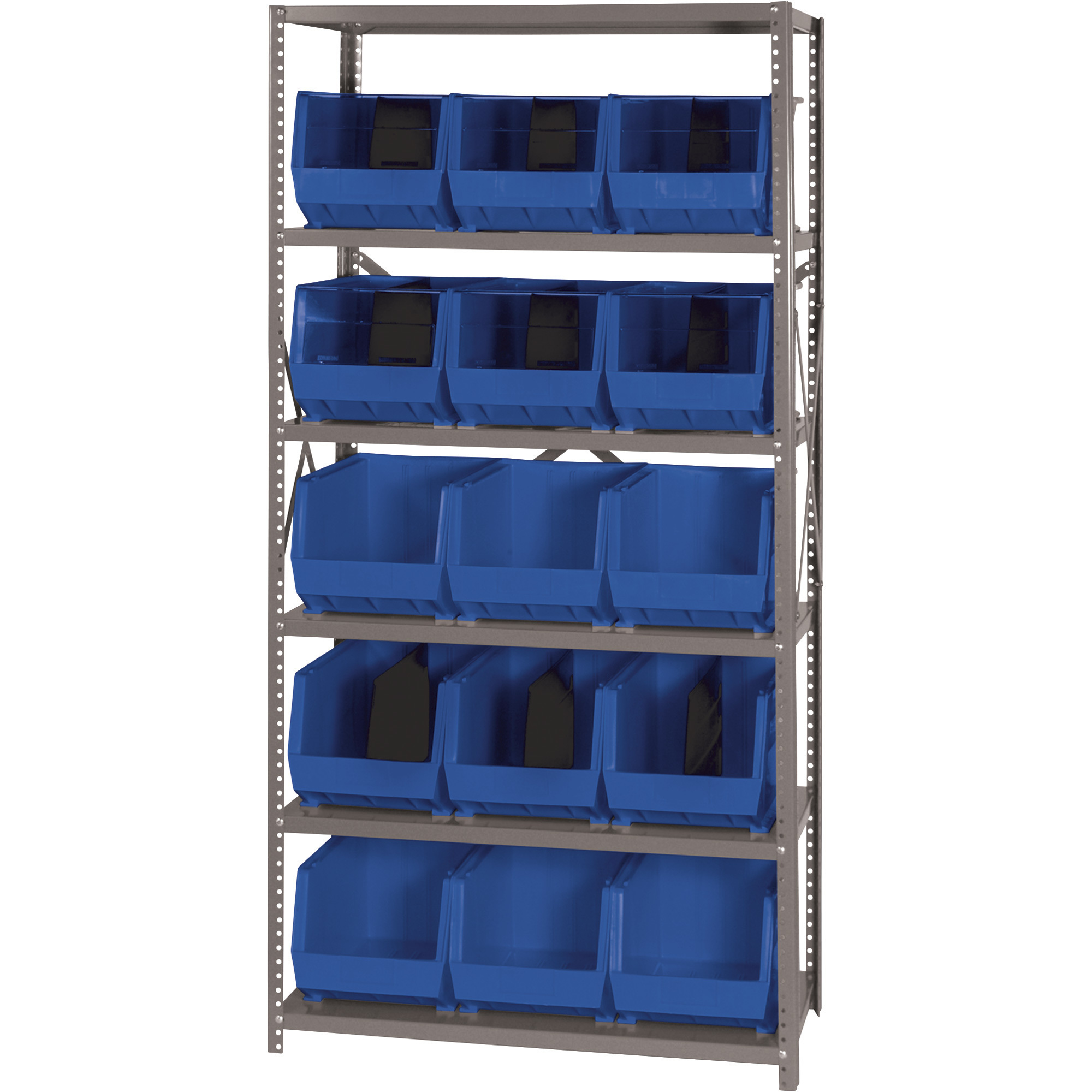 Quantum - Stackable Shelf Bin Wire Shelving.