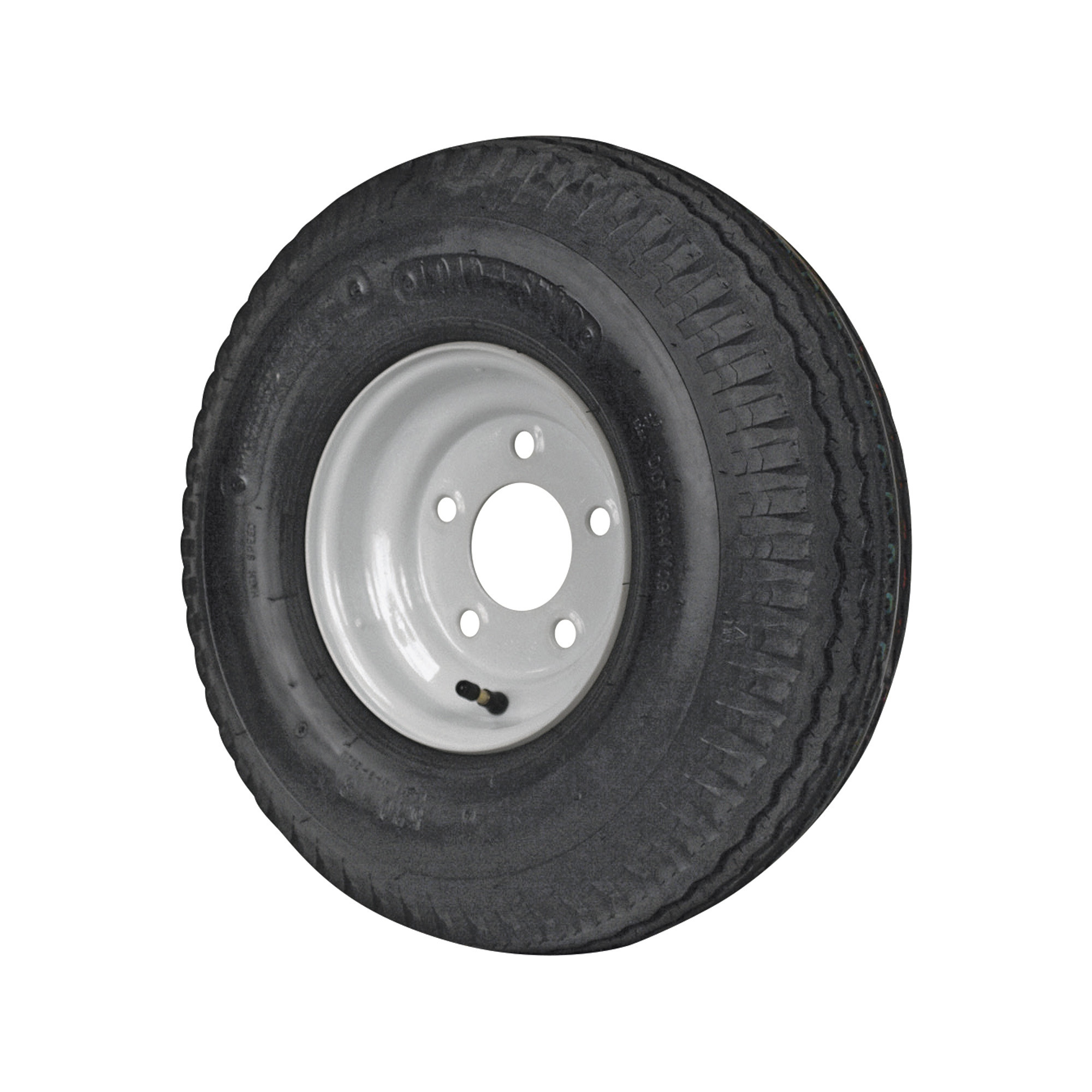 Kenda 8in. Bias-Ply Trailer Tire and Wheel Assembly, 18.5 x 5.70 x 8, 5 ...