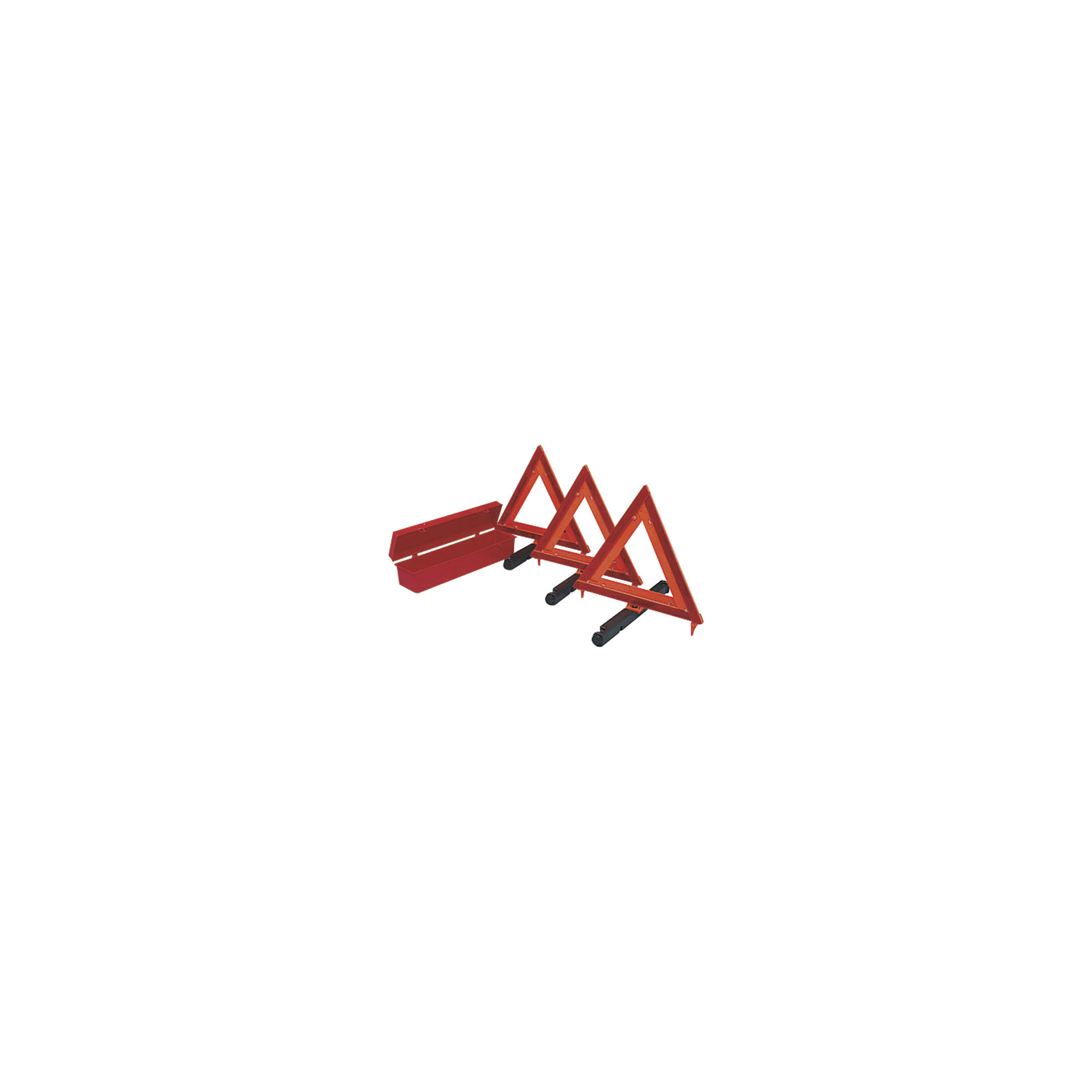 3 Day & Night Warning Triangles, Model# 1OO5
