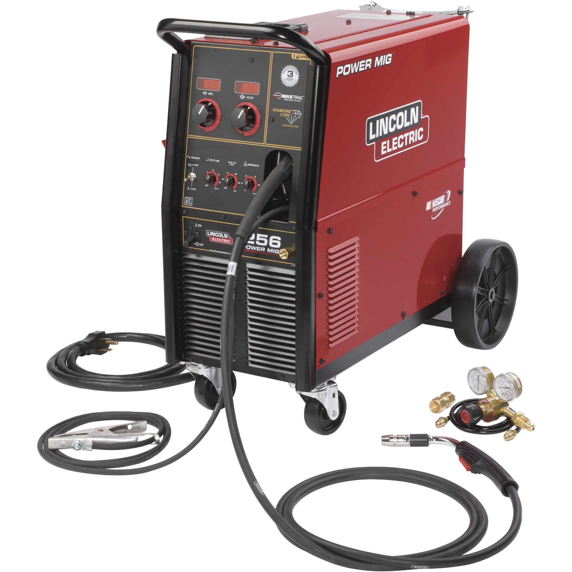 Lincoln Electric Power MIG 256 Wire-Feed Welder -300 Amps, #