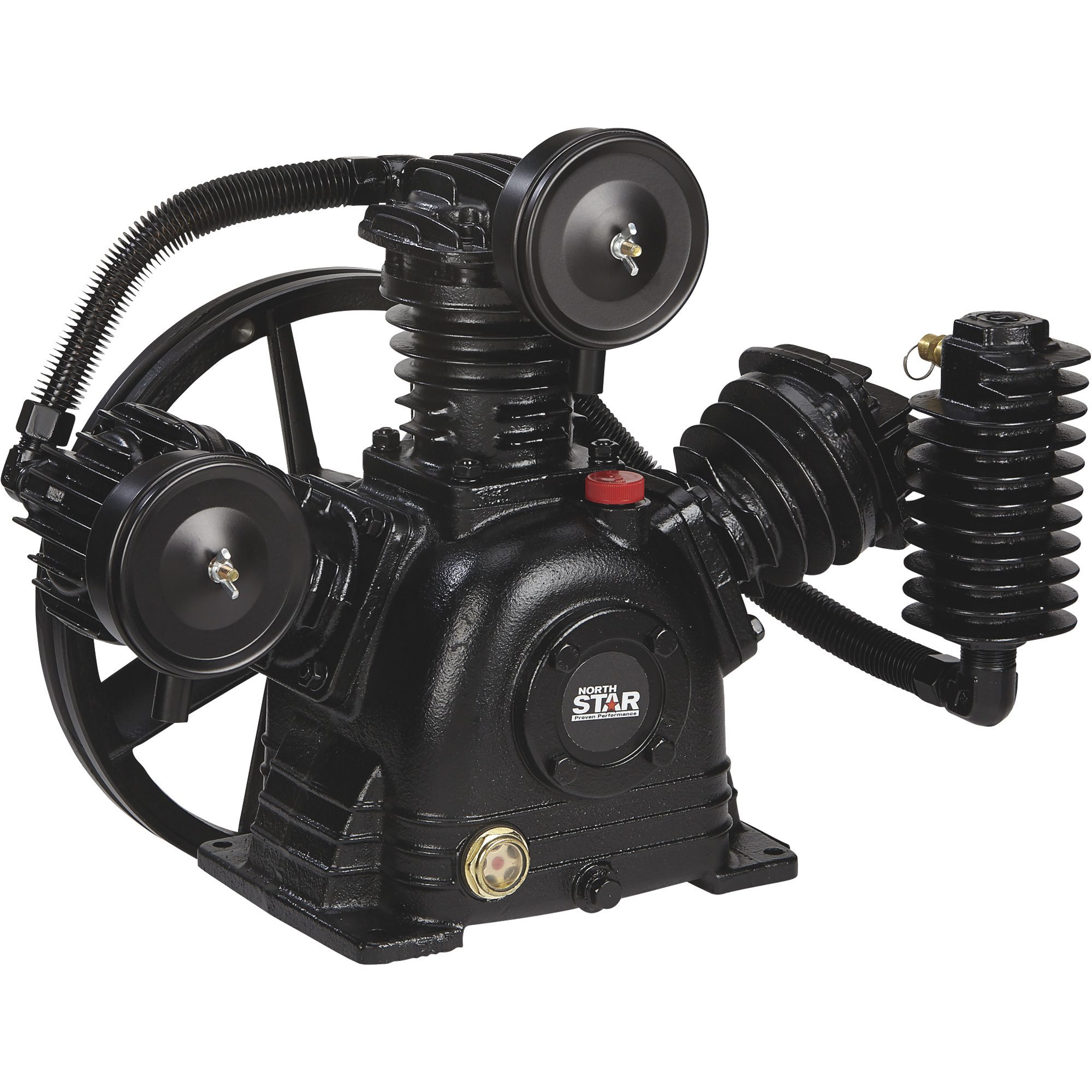 Pump - 2-stage, 3-cylinder, 14.9 Cfm @ 90 Psi